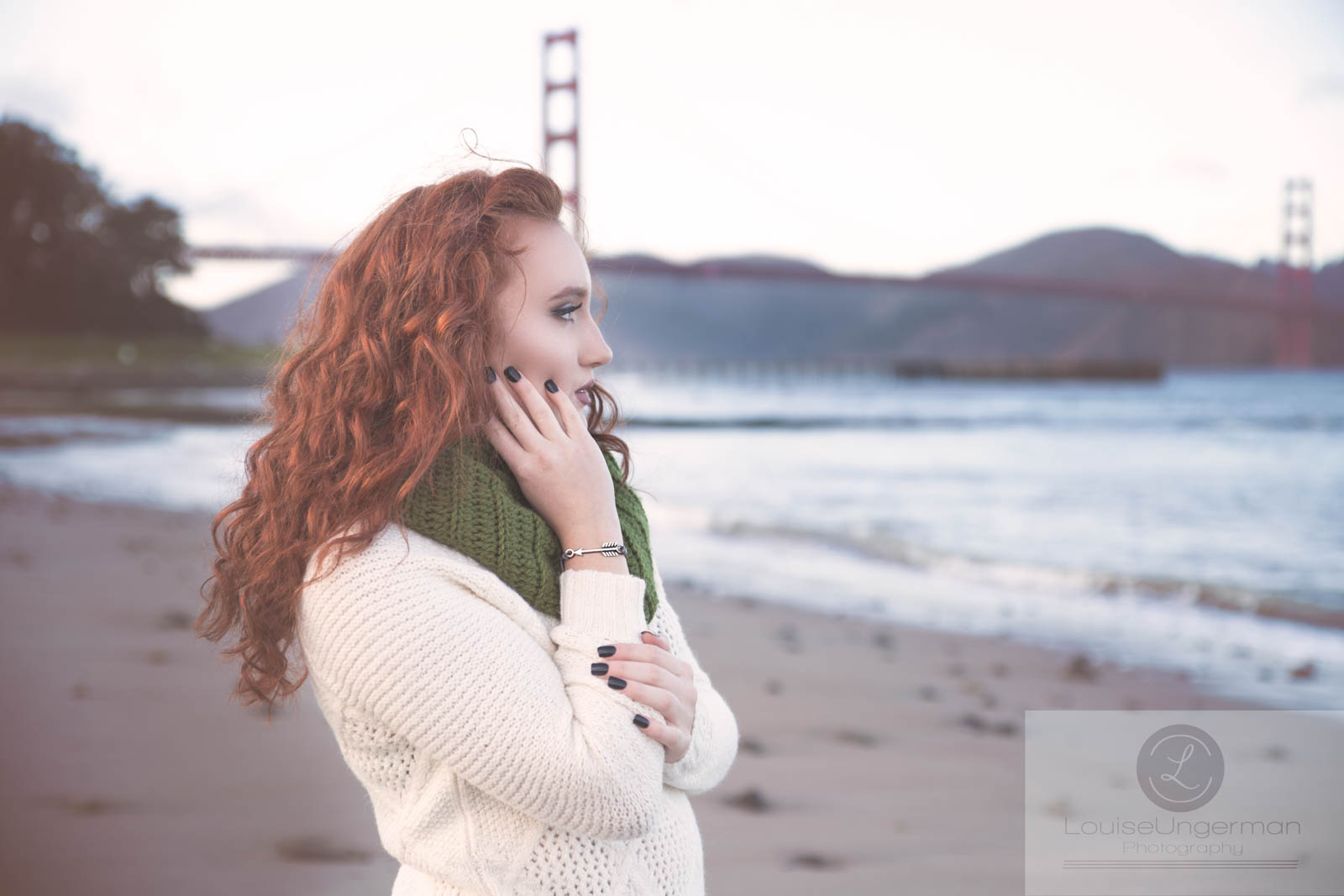 Reesha Carnine, one of our Class of 2016 National Top Model winners on a destination photo shoot in San Francisco. Reesha won a National modeling competion and got to participate in multiple photo shoots and was published in Seen Magazine.