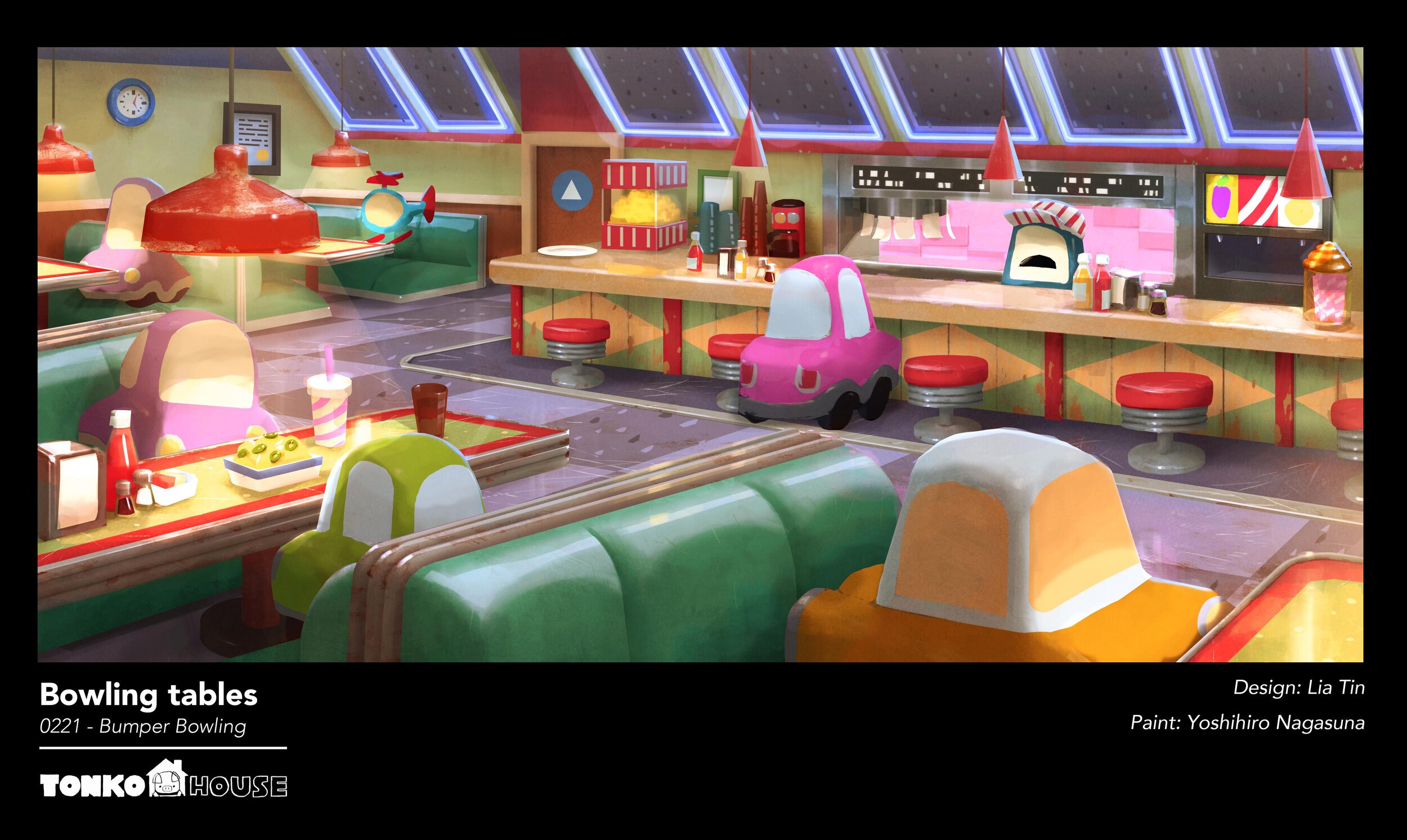 Bowling Dining Area - Master Light
