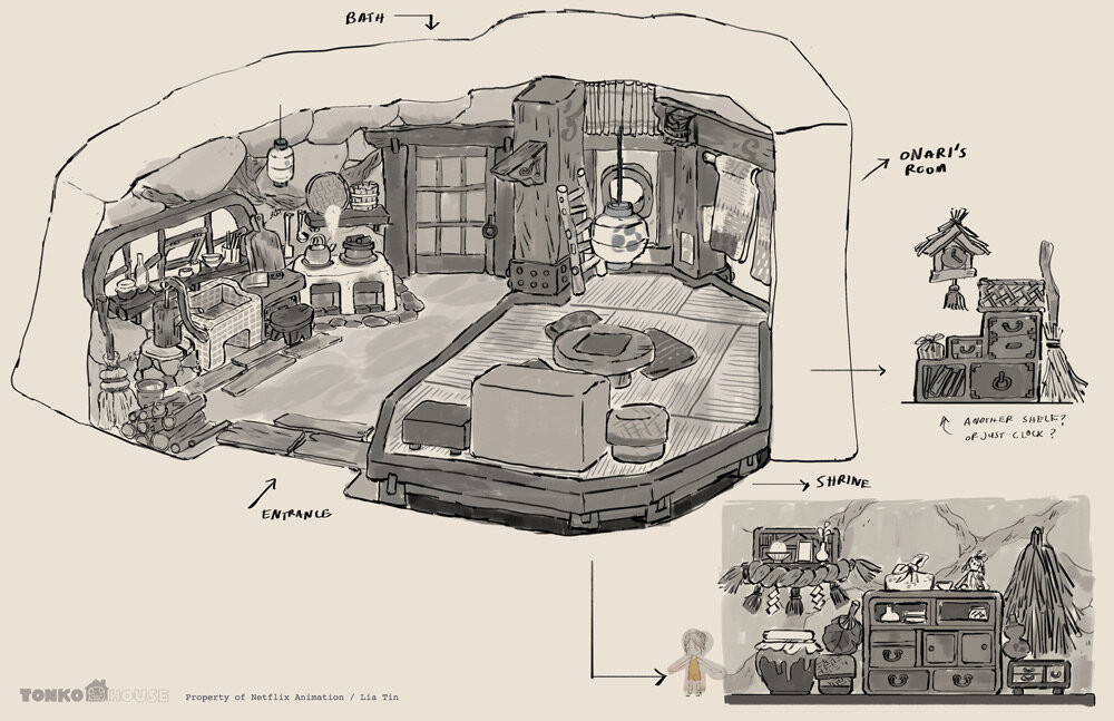 Early concept for INT Cave House