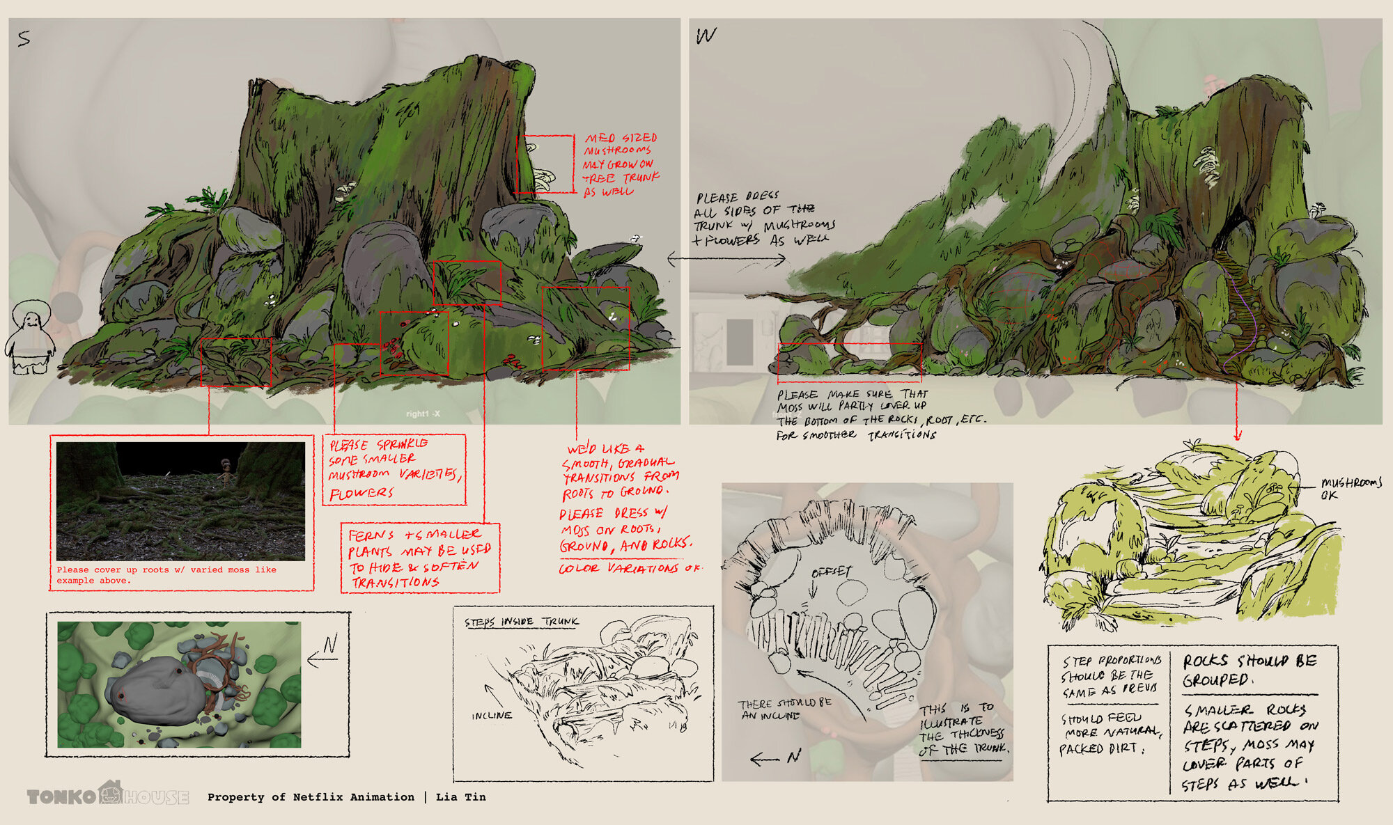  Some elevation drawing for the Cave House 