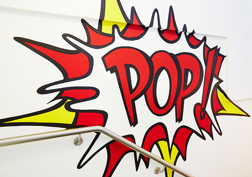 Coca Cola London HQ Murals