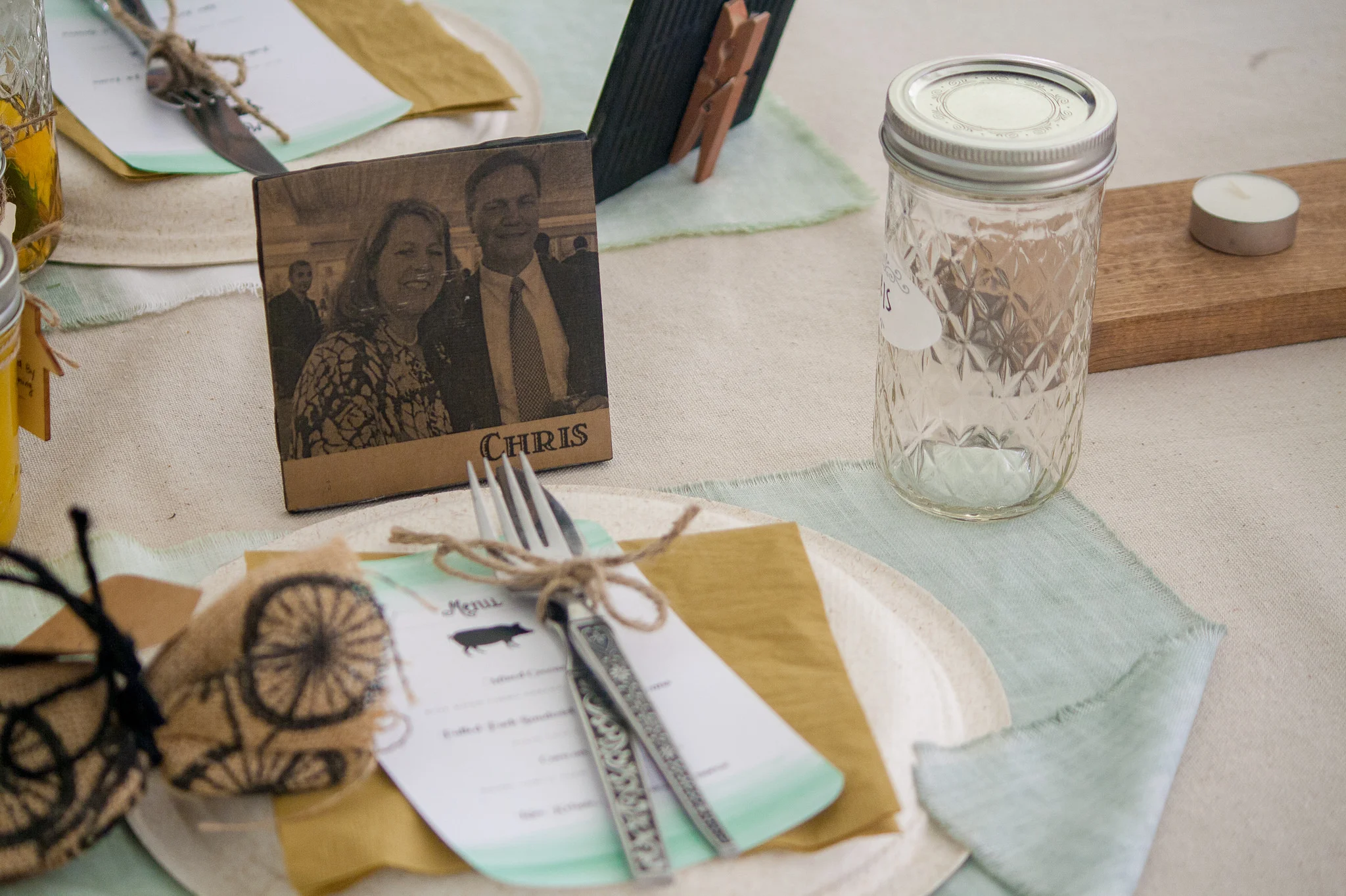 Personalized place settings create an experience your guests will never forget