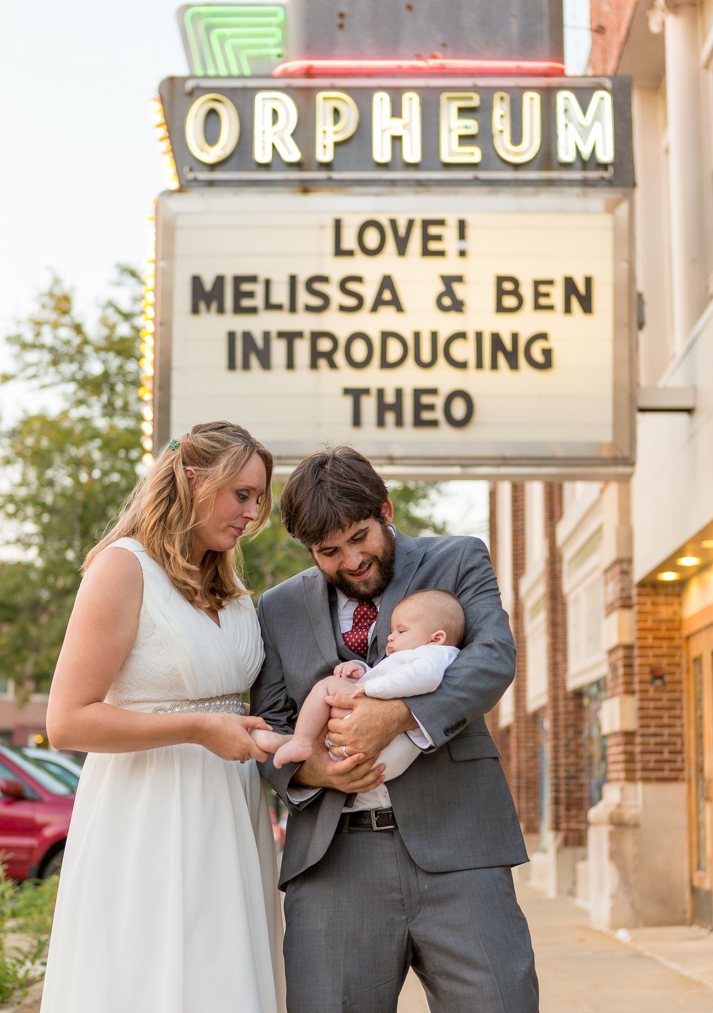 Love! Melissa & Ben Introducing Theo