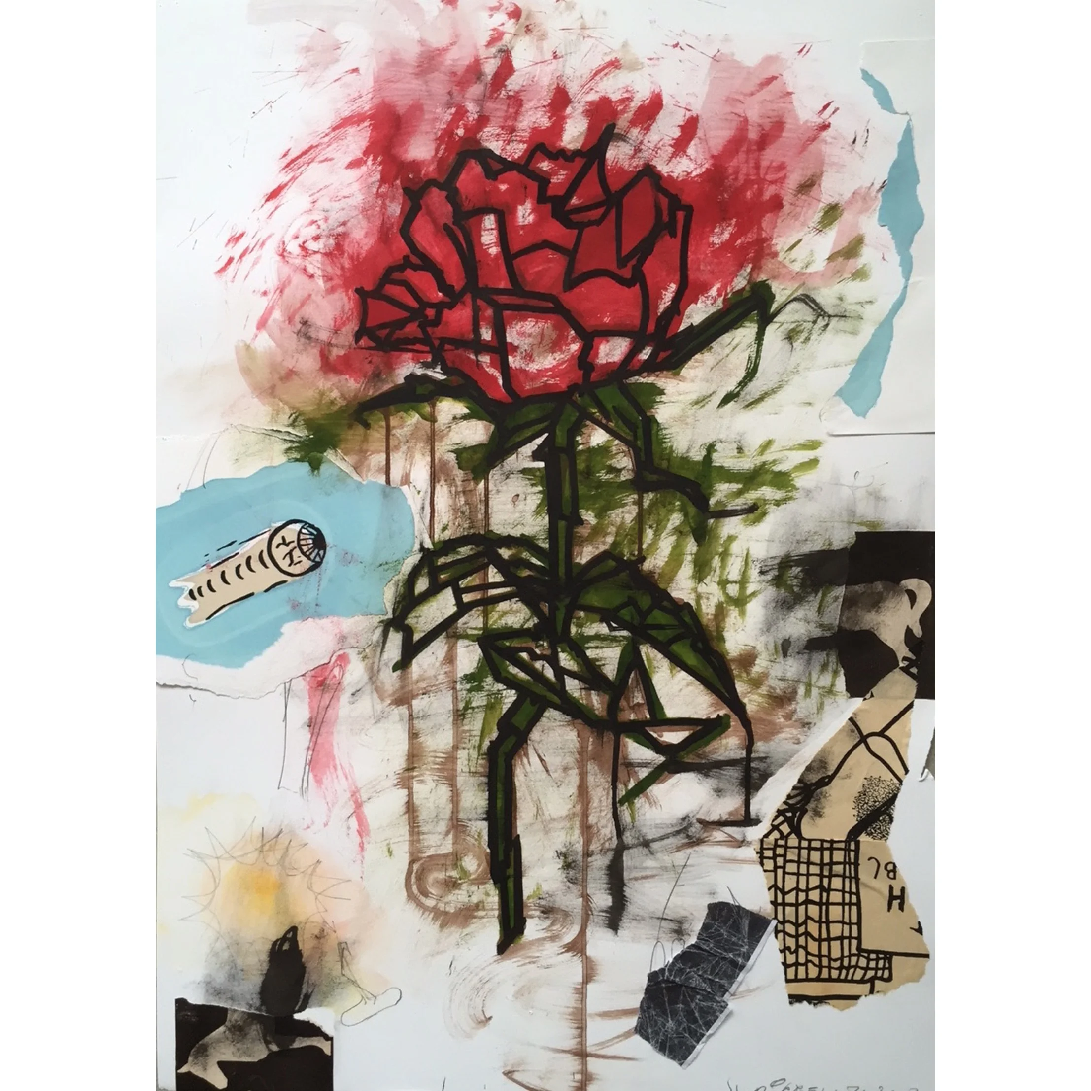 Study For Rose With Eyeball