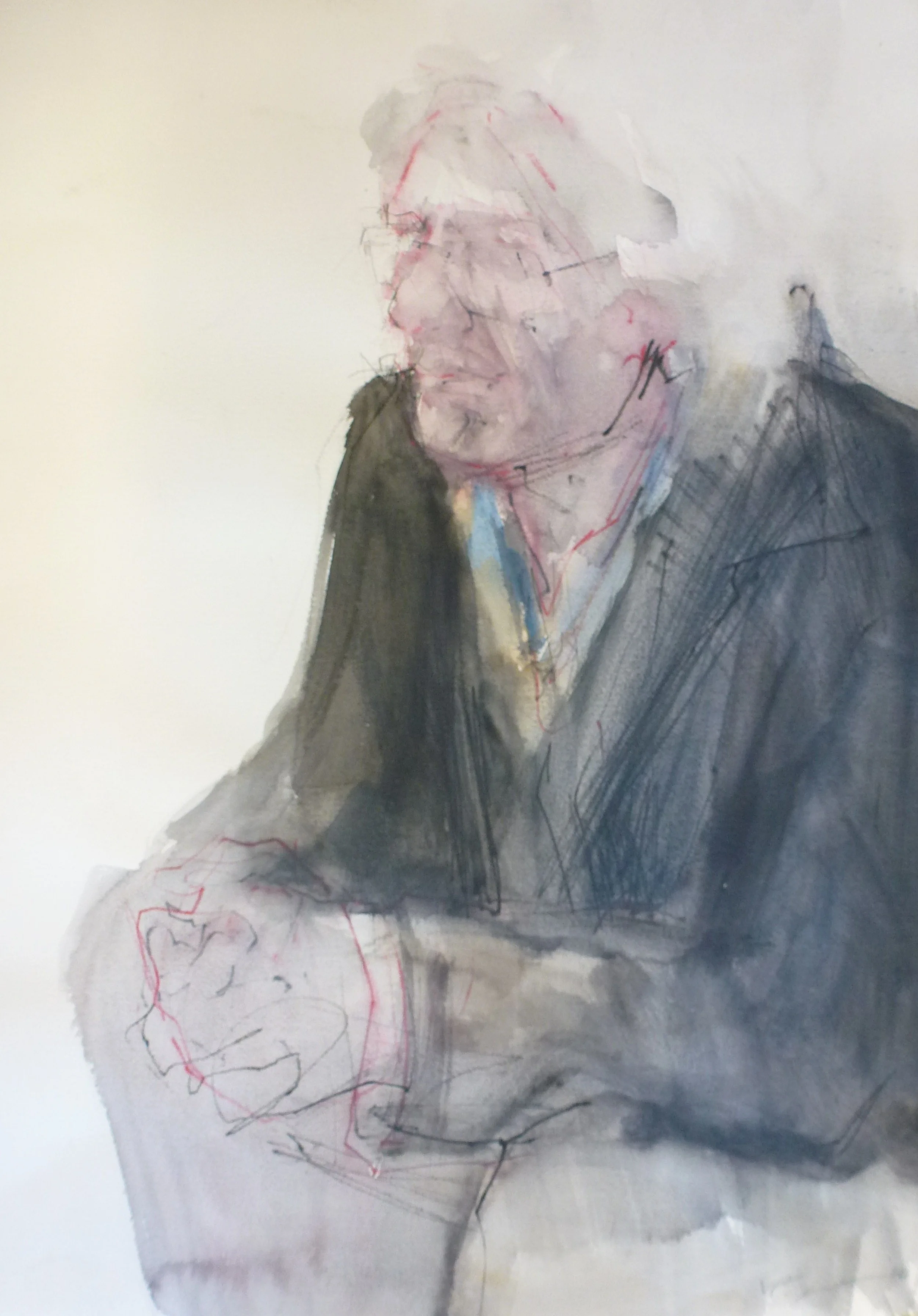 Larry Watching The Box.JPG