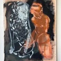 𝗔𝗿𝘁𝗶𝘀𝘁 𝗦𝗽𝗼𝘁𝗹𝗶𝗴𝗵𝘁: 𝗚𝗲𝗼𝗿𝗴𝗶𝗲 𝗝𝗼𝗵𝗻𝘀𝗼𝗻
Now showing in the Paper-Works Christmas Exhibition 2025

Georgie Johnson&rsquo;s works bring a quiet, magnetic tension to the gallery walls. Her layered graphite and acrylic marks &mdash