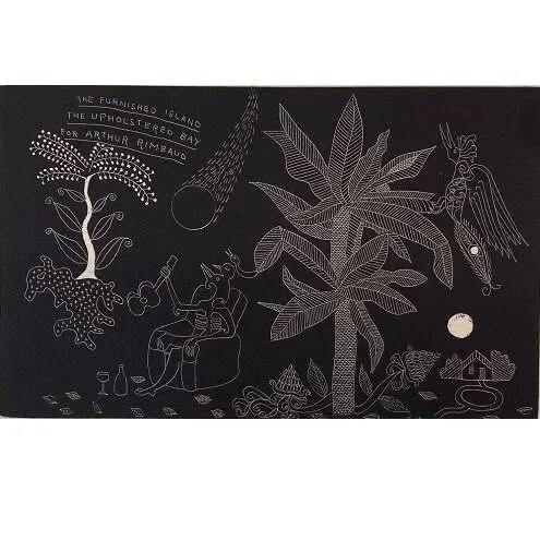 𝗪𝗼𝗿𝗱𝘀 𝘁𝗵𝗮𝘁 𝗯𝗲𝗰𝗼𝗺𝗲 𝘄𝗼𝗿𝗹𝗱𝘀
John Pule's practice sits in that liminal space between language and image. His titles read like fragments of verse, and the works follow suit: layered, symbolic, slightly unsteady in the best way.  Each 