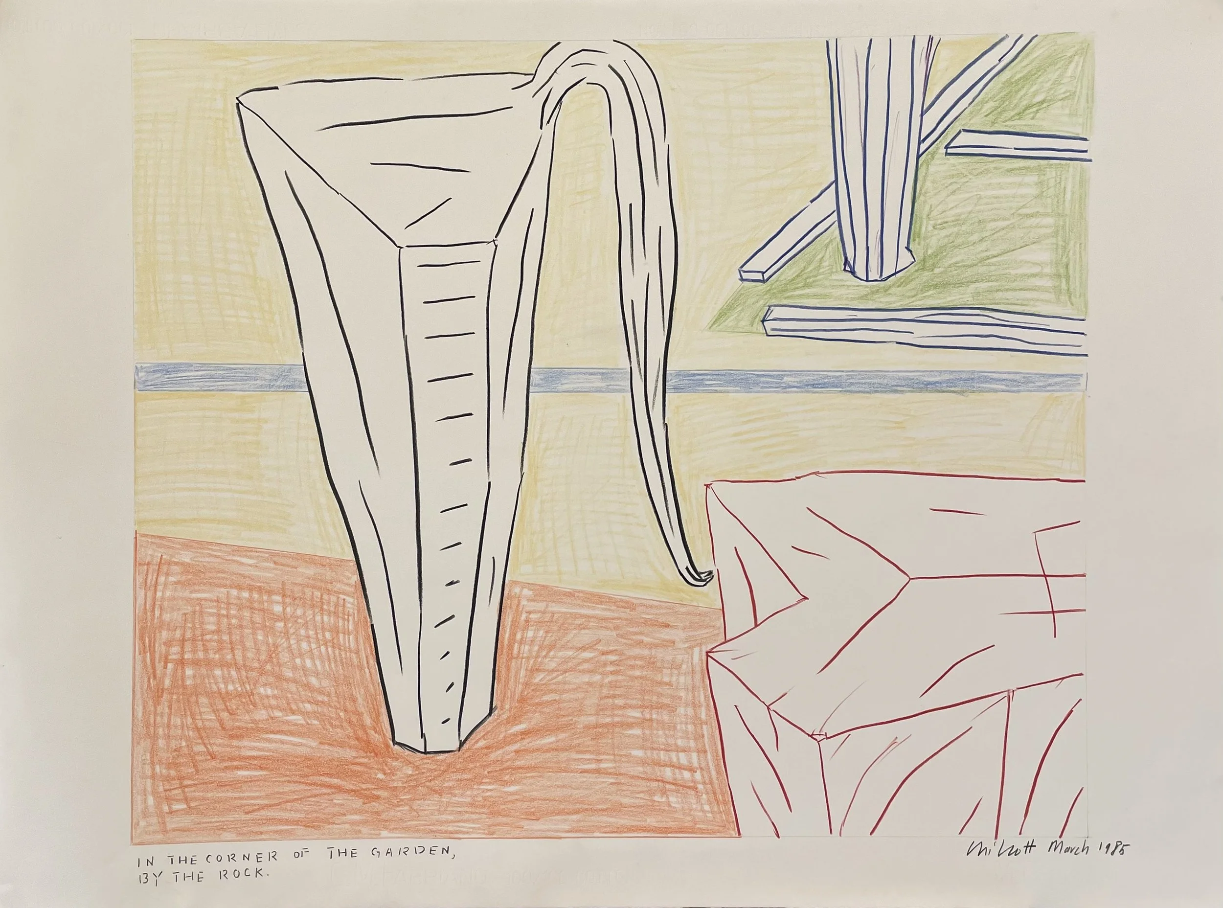 In The Corner Of The Garden, By The Rock