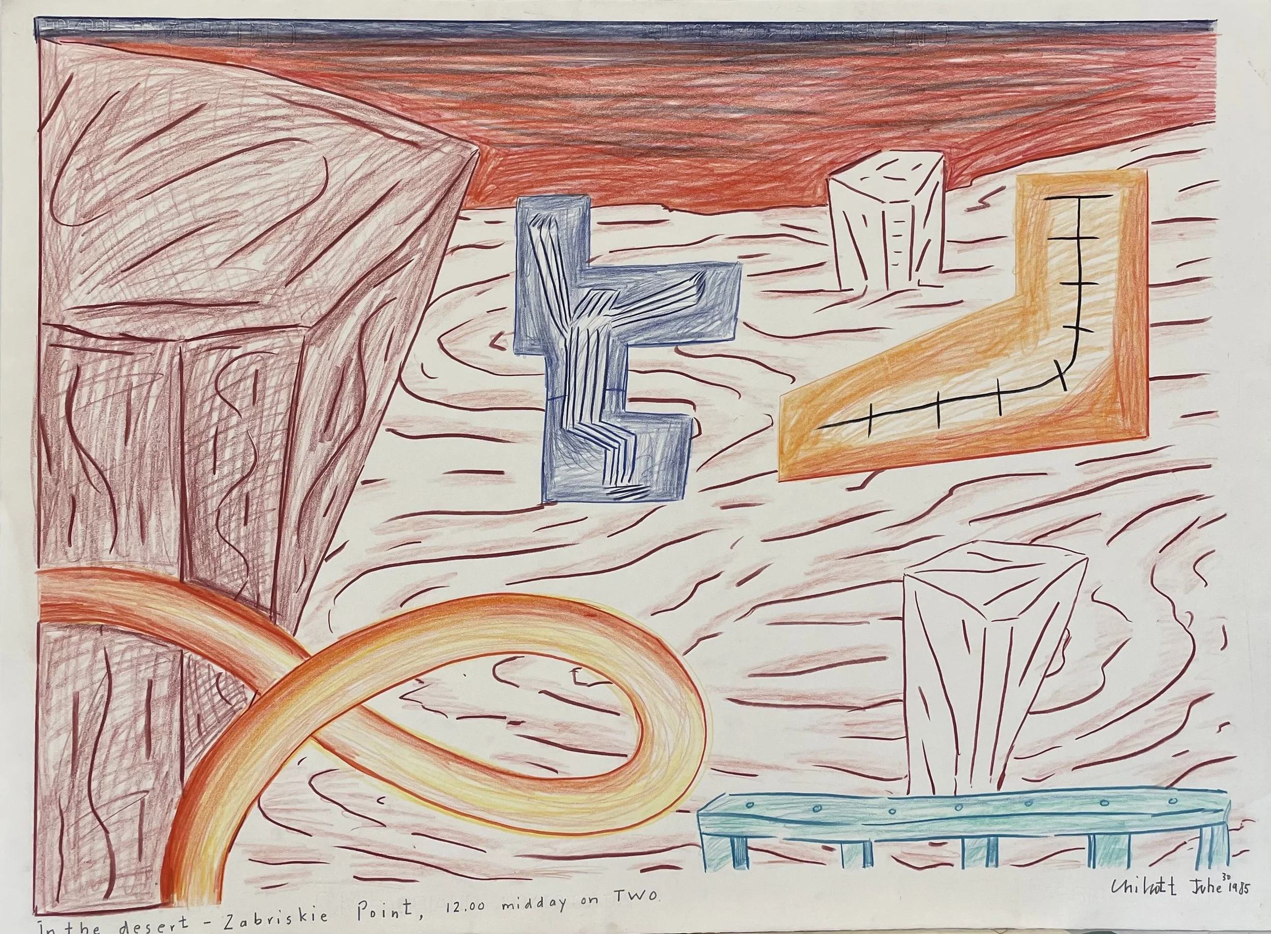 In The Desert, Zabriskie Point