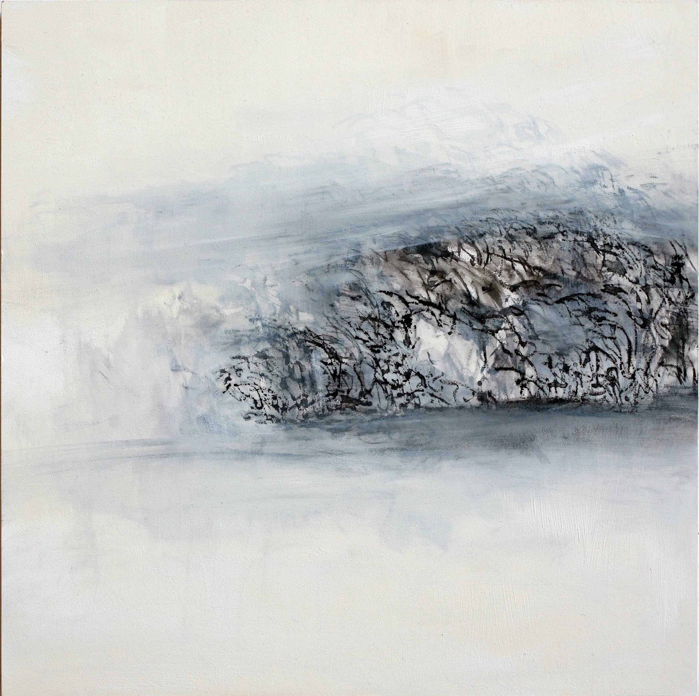 oil on wood, 12" x 12'
