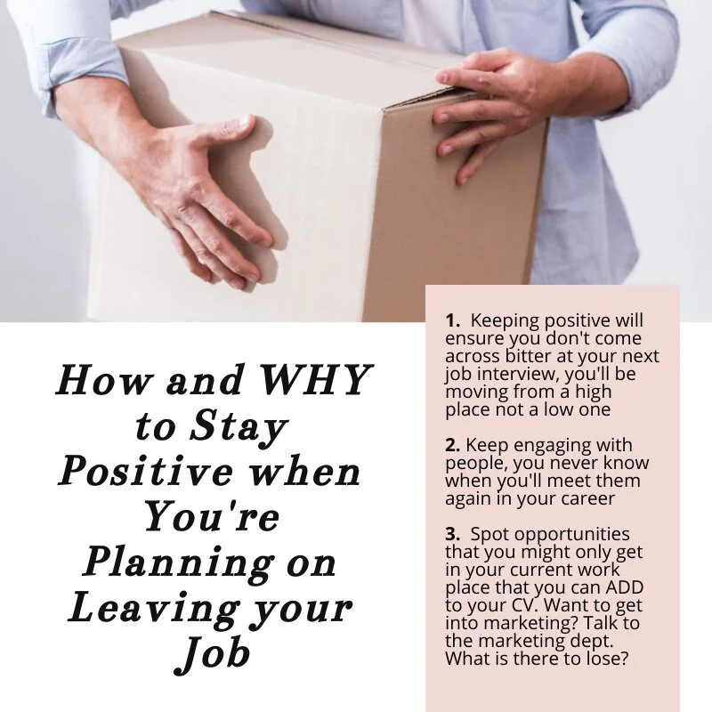 Staying Positive when You Know You will be Leaving Your Job — Women On ...