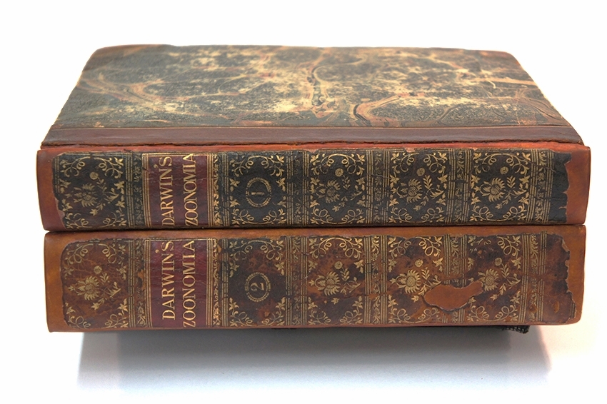 Zoonomia, Erasmus Darwin, 1796, 2 vol.