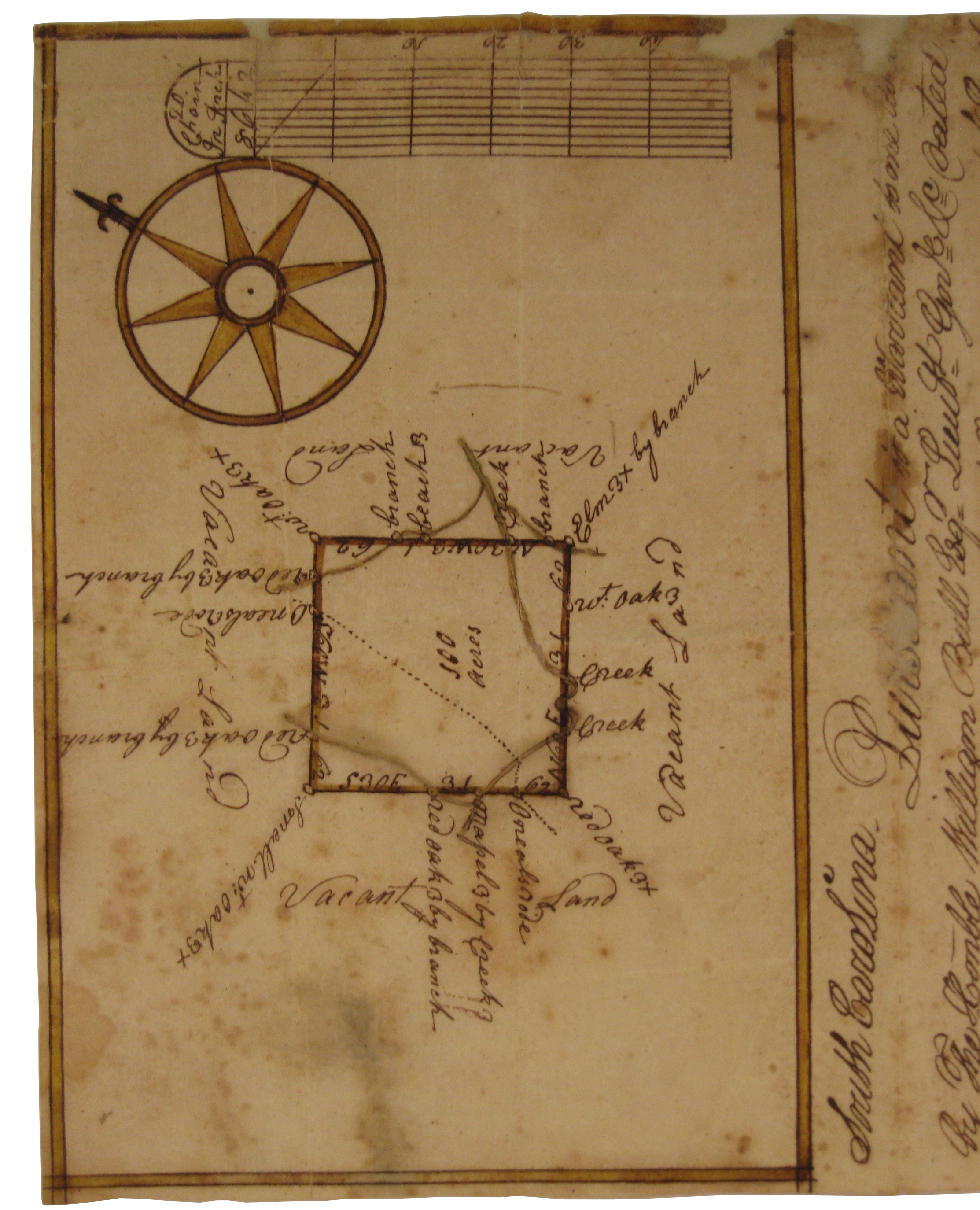 Surveying Map, 1770