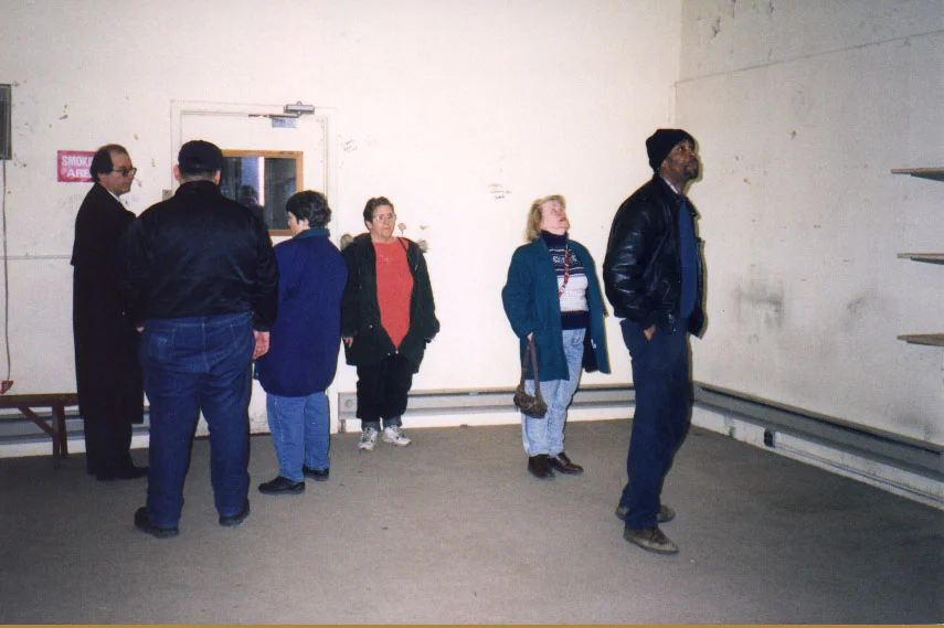 CUMAC STAFF WALKING THROUGH THEIR NEW HOME, 1999