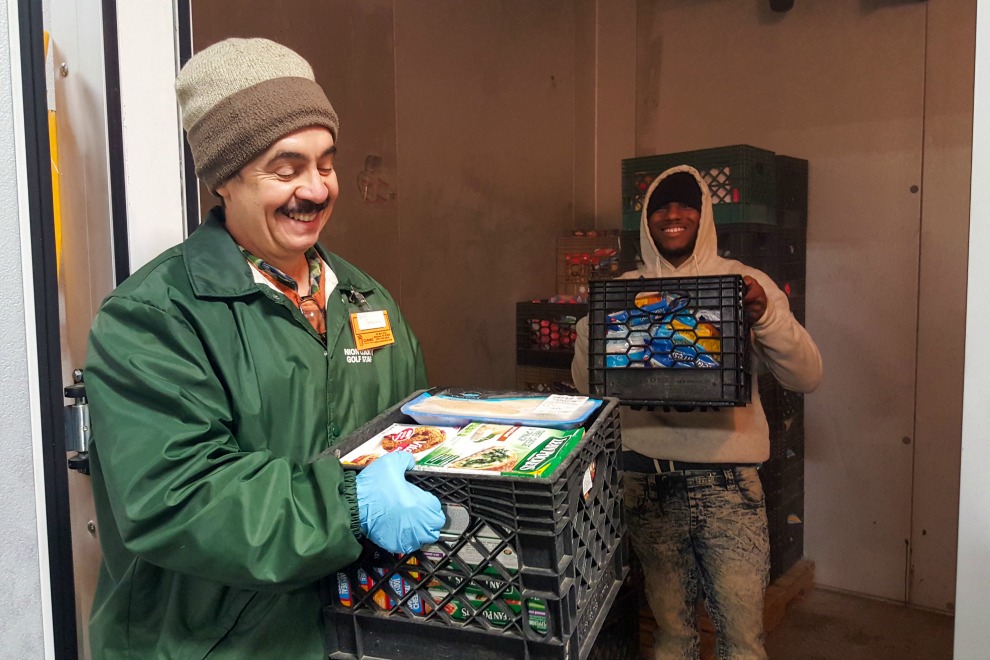 OUR TEAM using OUR Recently connected WALK-IN REFRIGERATOR