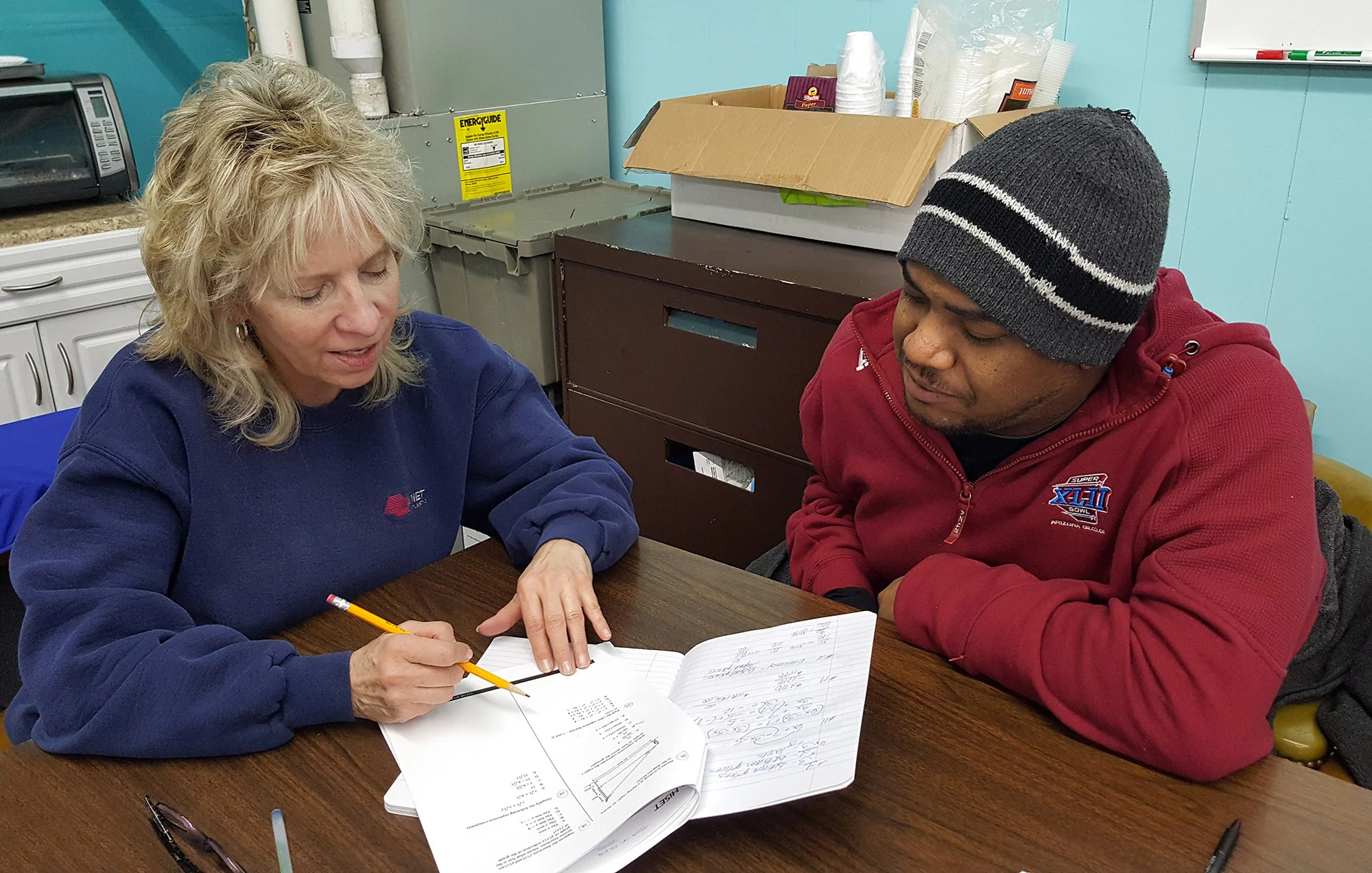 Tutoring for GED prep and college readiness is just one of the opportunities now being offered to members of our Pathways program