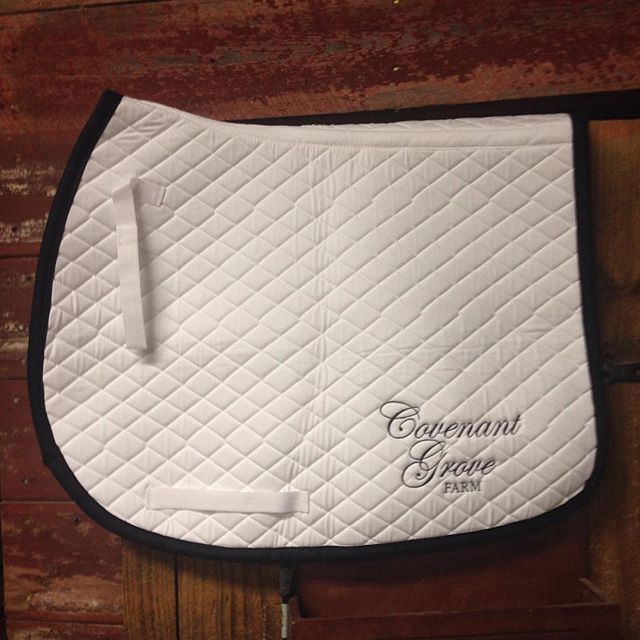 The new Team CG saddle pads just arrived. SA  WEET!
#equestrian