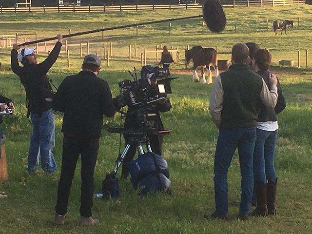The past two days have been jam packed with #Hollywood types. Shooting a short film about a girl and her horse. Look for it around Mother’s Day. We’re honored that Covenant Grove could play a part.