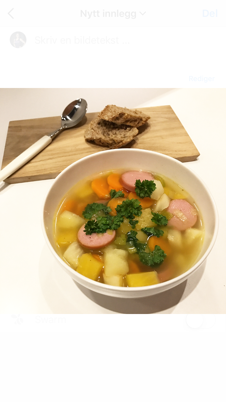 Mager pølsesuppe