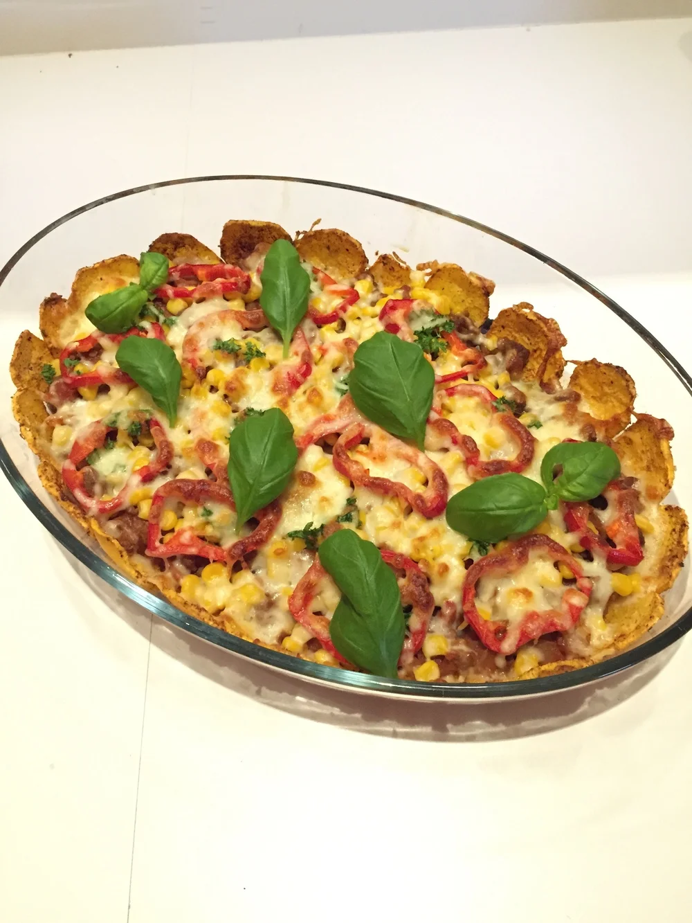 Nachos med søtpotet