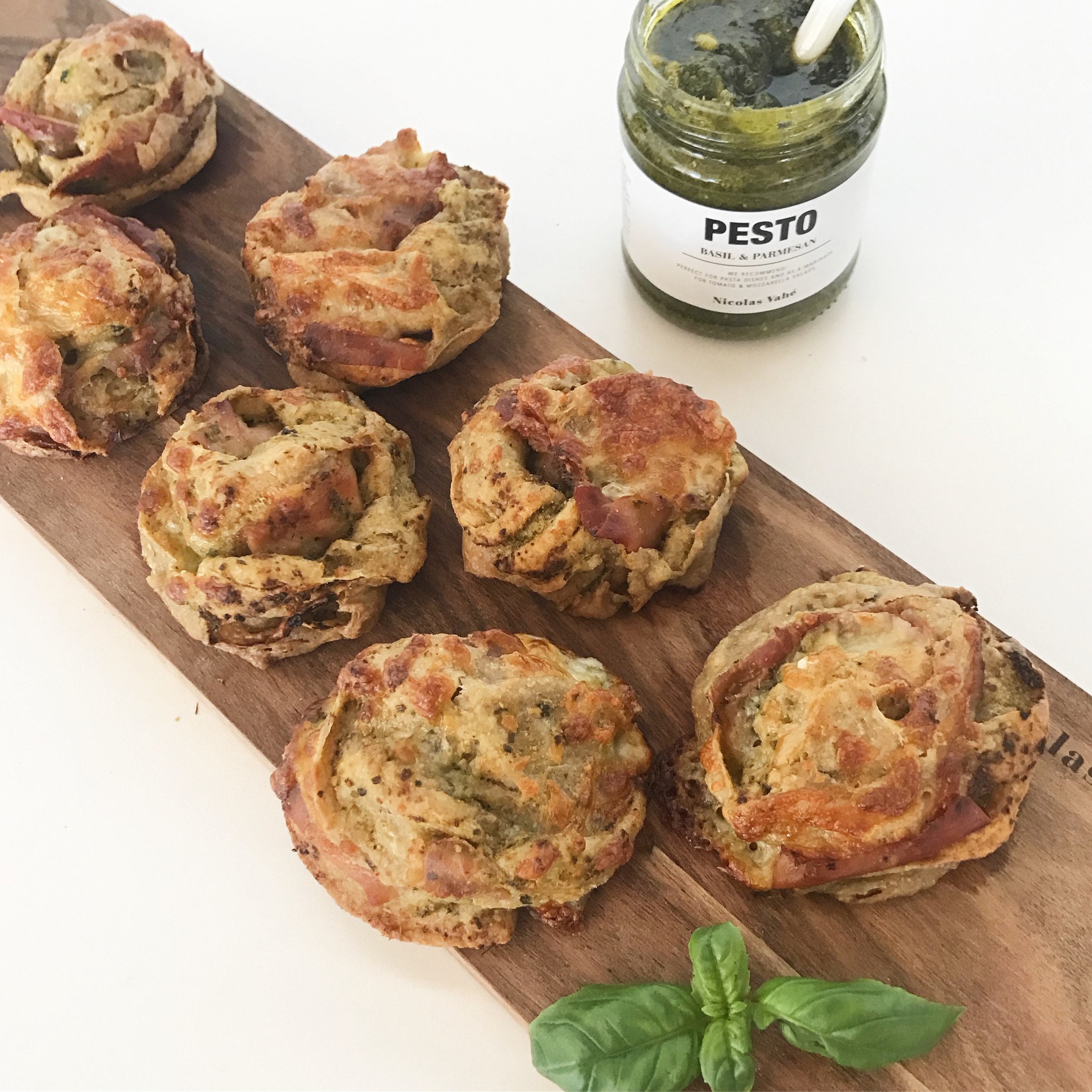 Grove pizza pestosnurrer