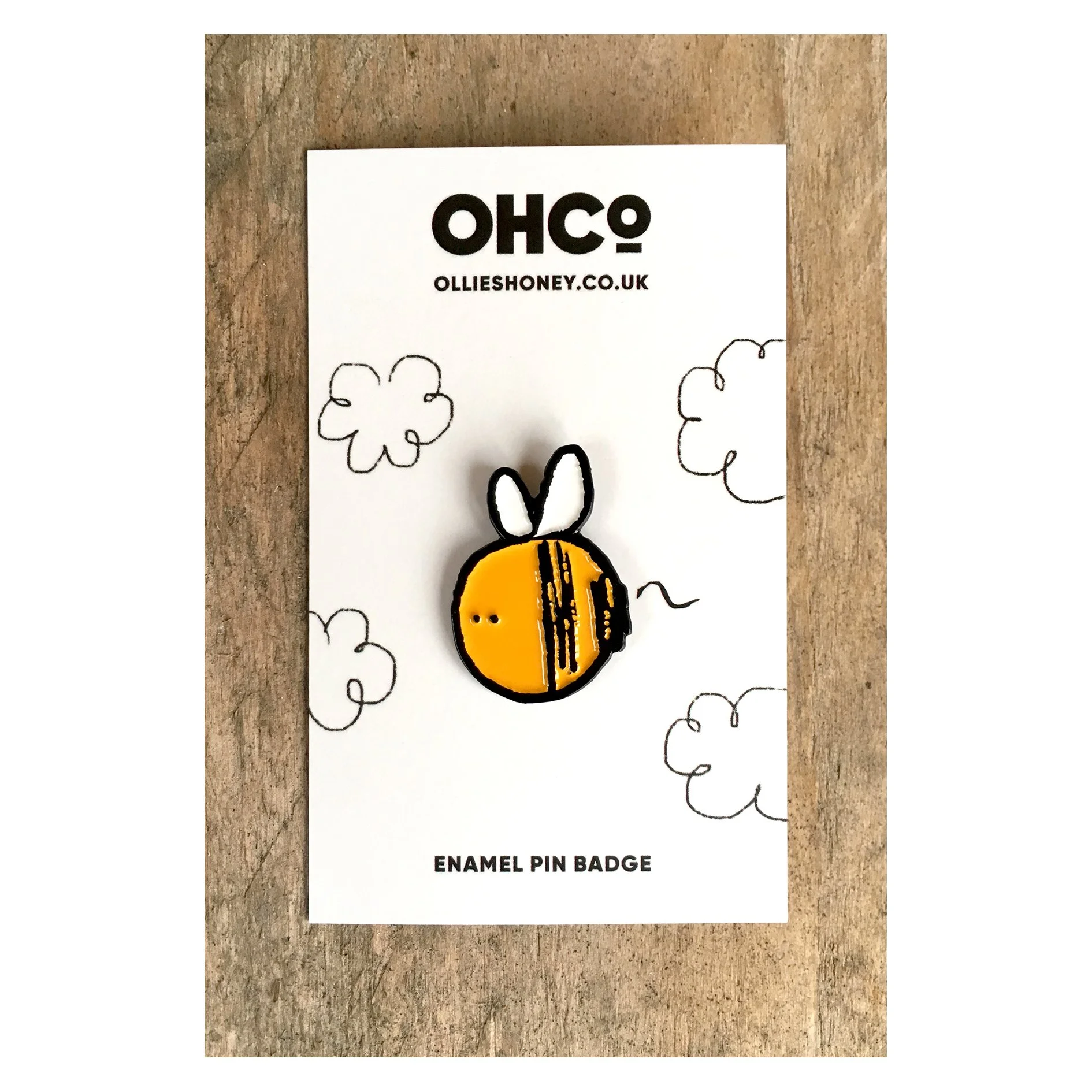  Official OHCO bee pin badge available to buy  here  