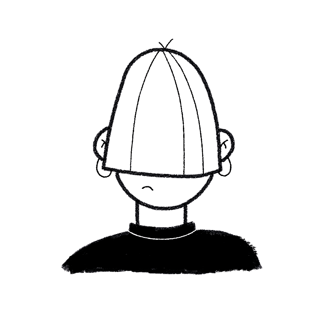 Self-portrait The first post-lockdown haircut