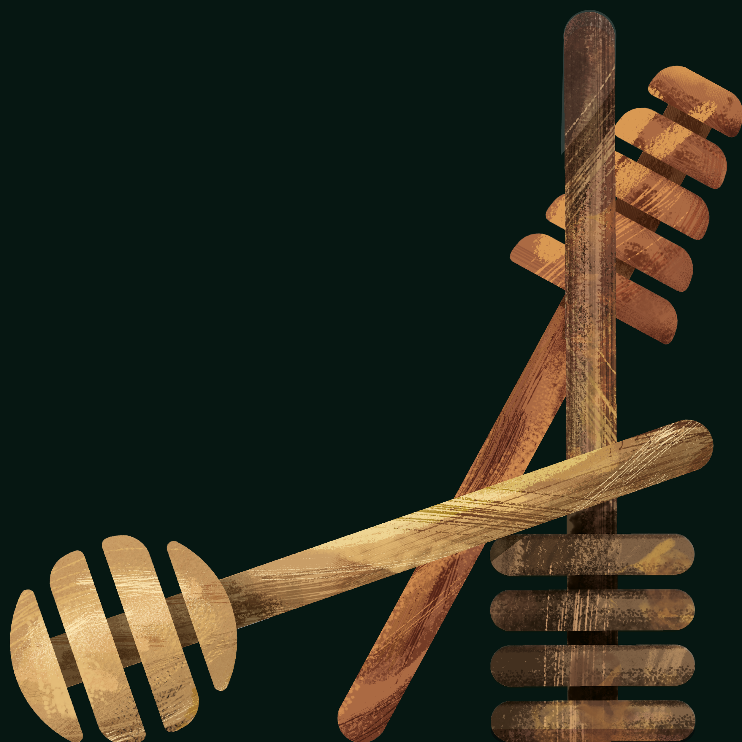  OHCO X  Forge Creative  honey dippers 