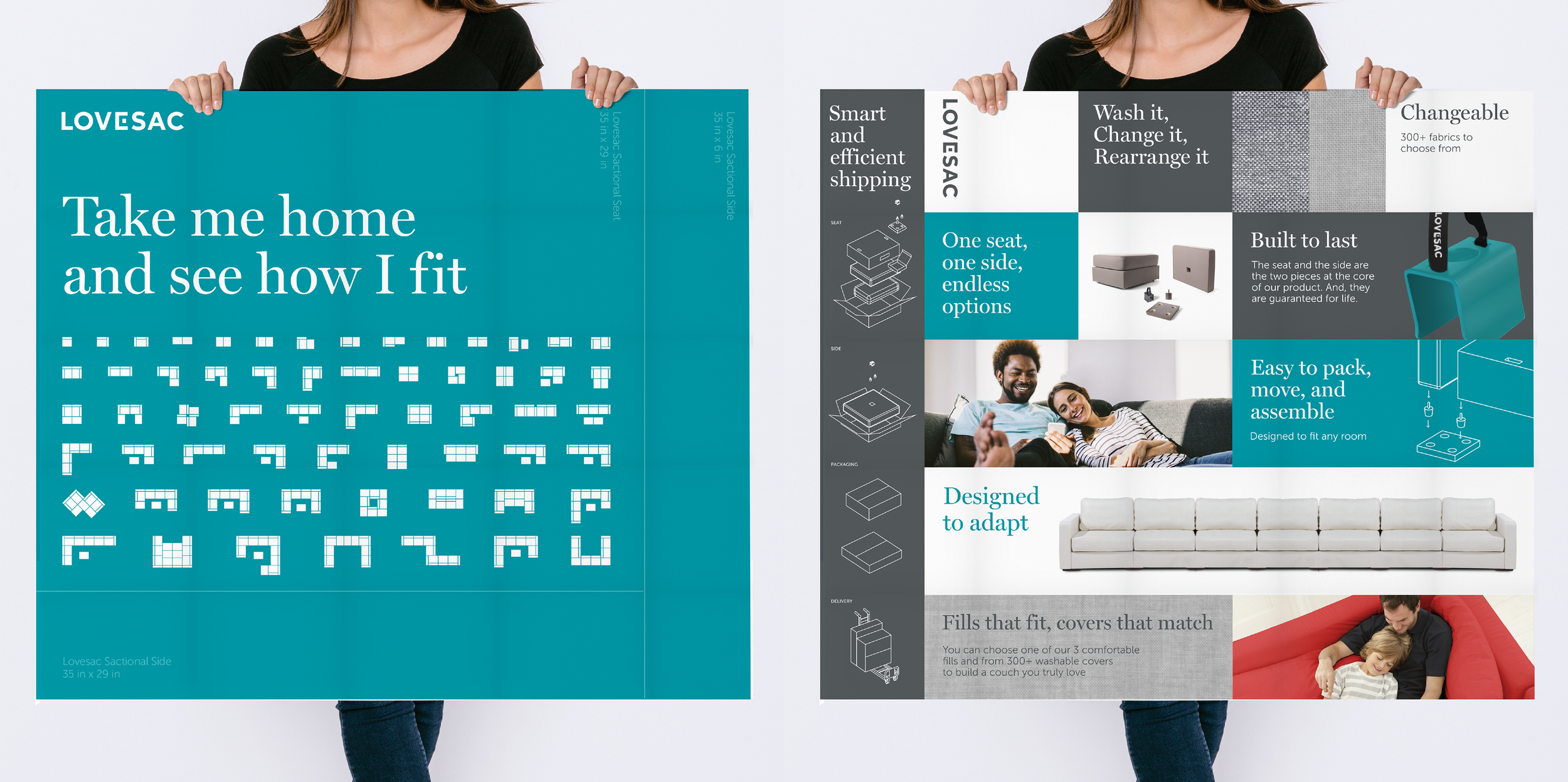 TAKE AWAY foldable brochure
