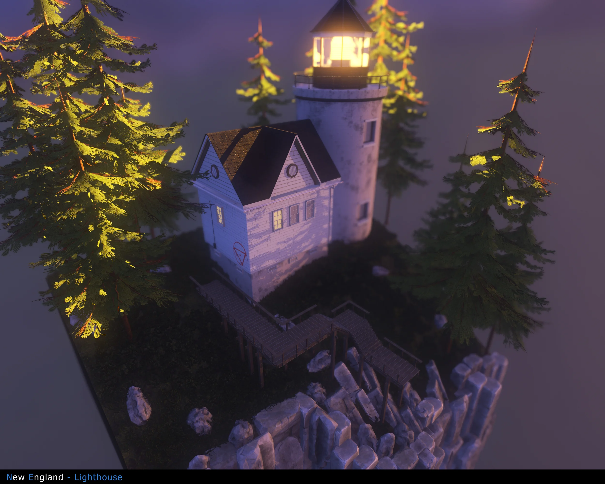 New England Lighthouse