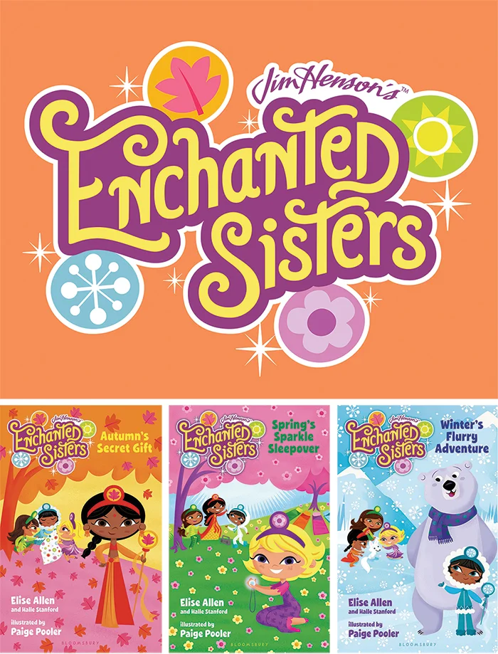Title Treatment for The Jim Henson Company's Book Series, "Enchanted Sisters"