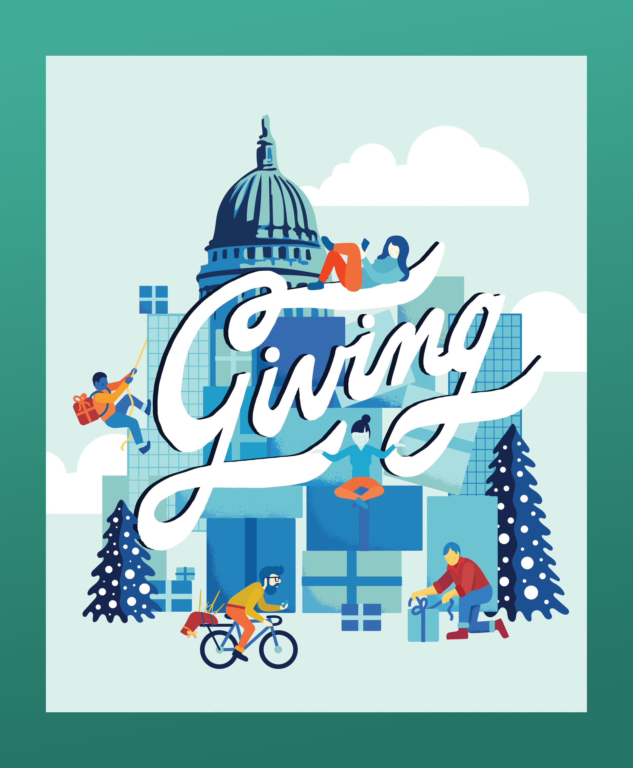 Cover for Isthmus Holiday Giving Guide 2016 (Madison's Alternative Weekly Newspaper)