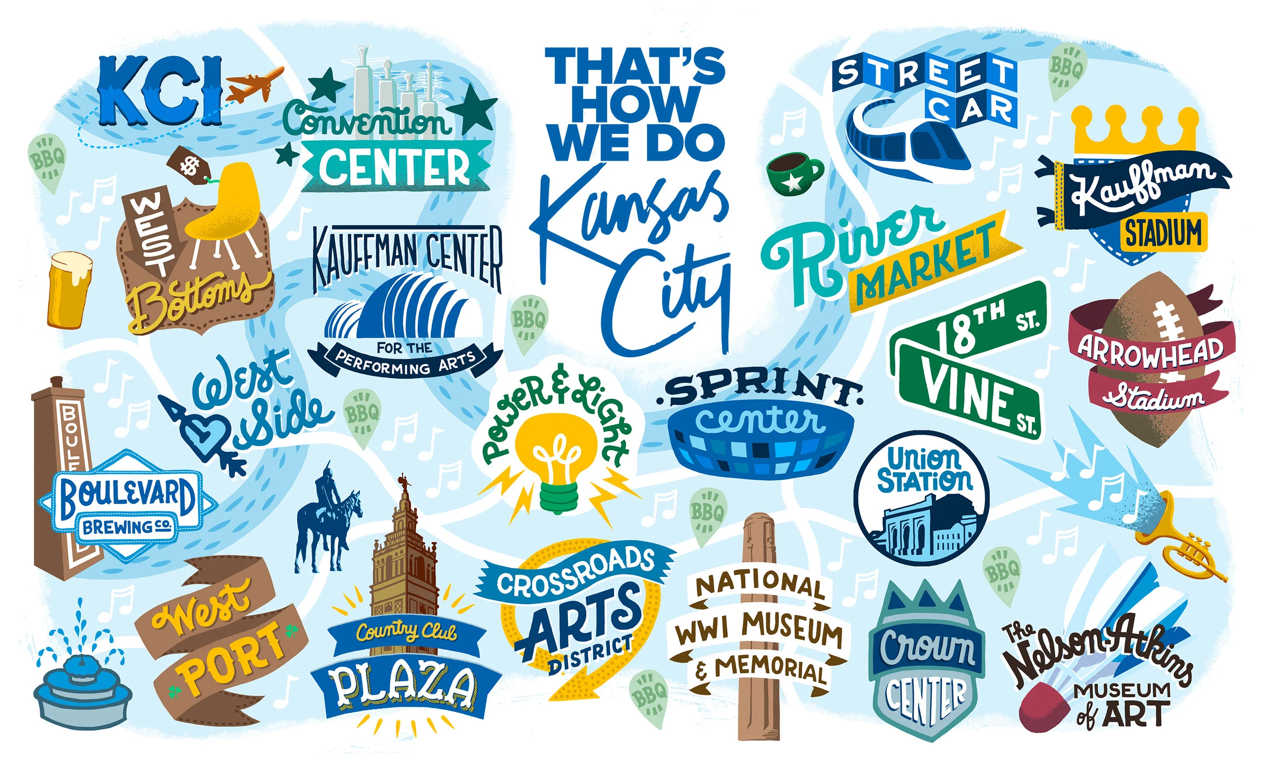 Interactive Map for VisitKC.com