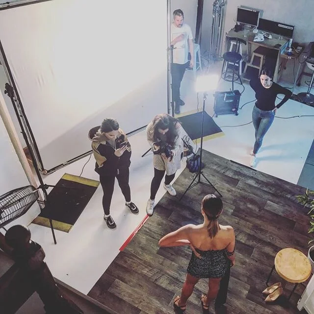 Great shoot today @studiobastille with @eliyathelabel