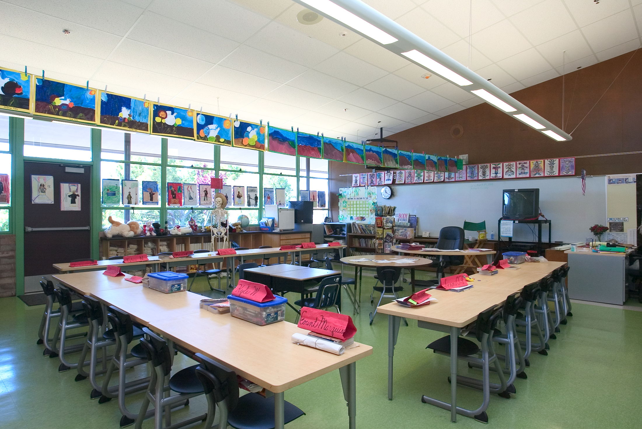 Renovated classroom