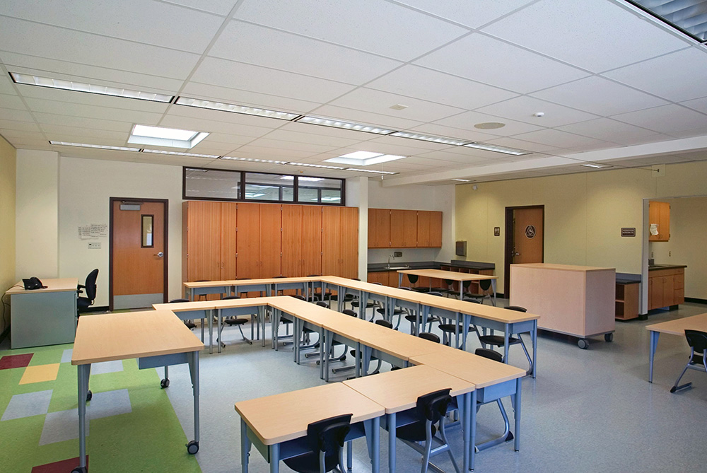 Renovated classroom