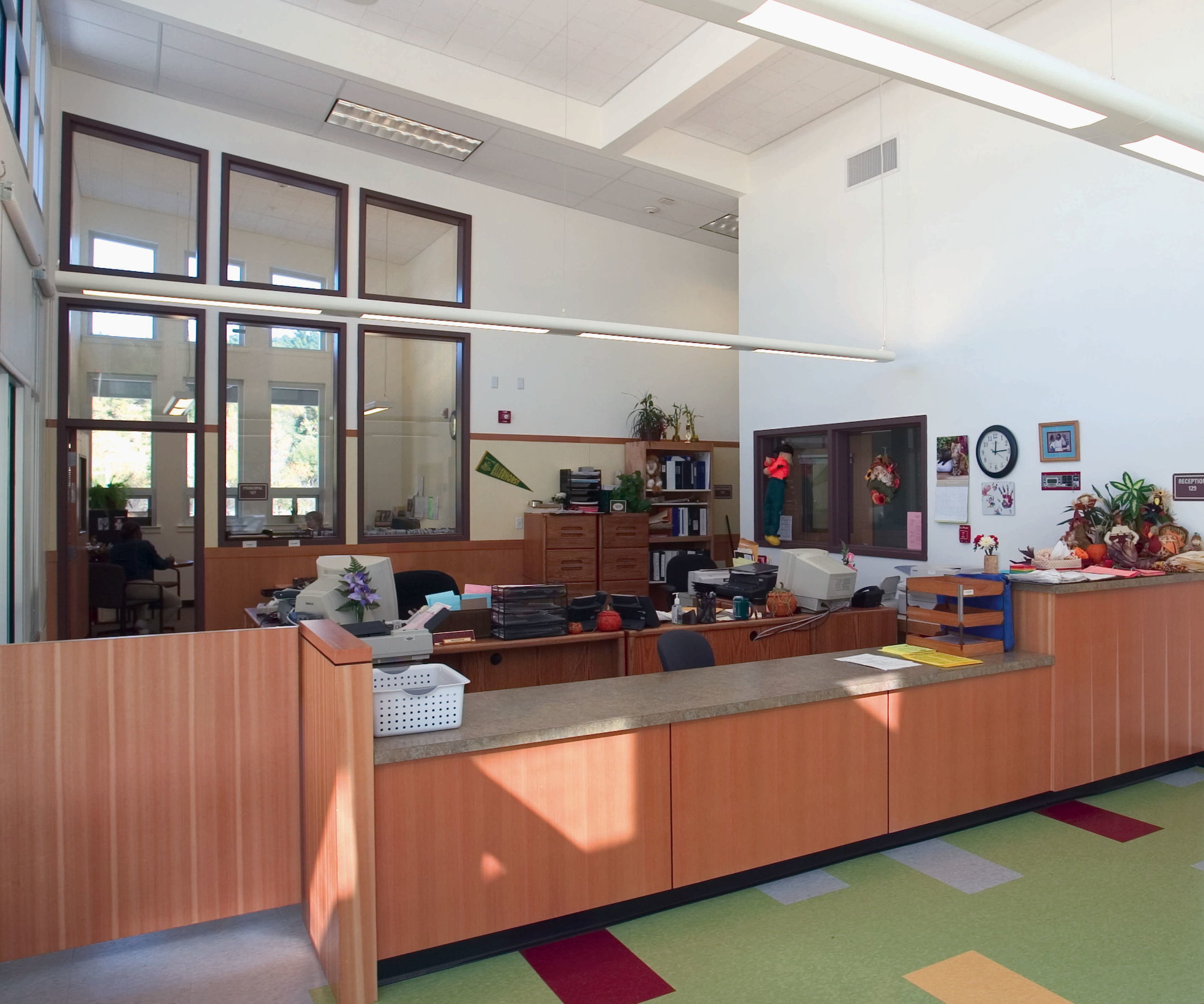 Reception area