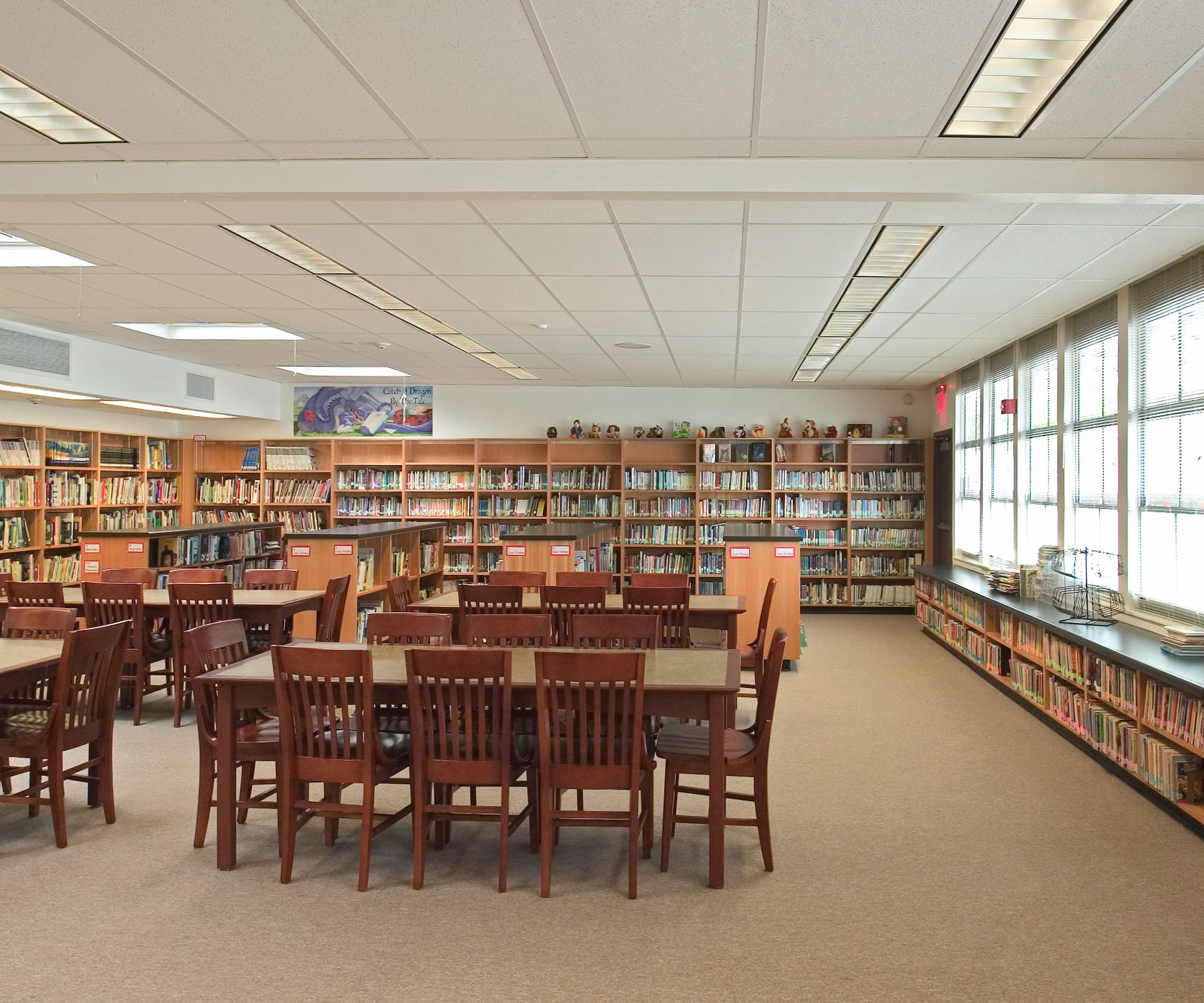 Renovated Library / media center