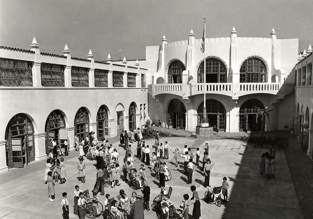 Historic courtyard