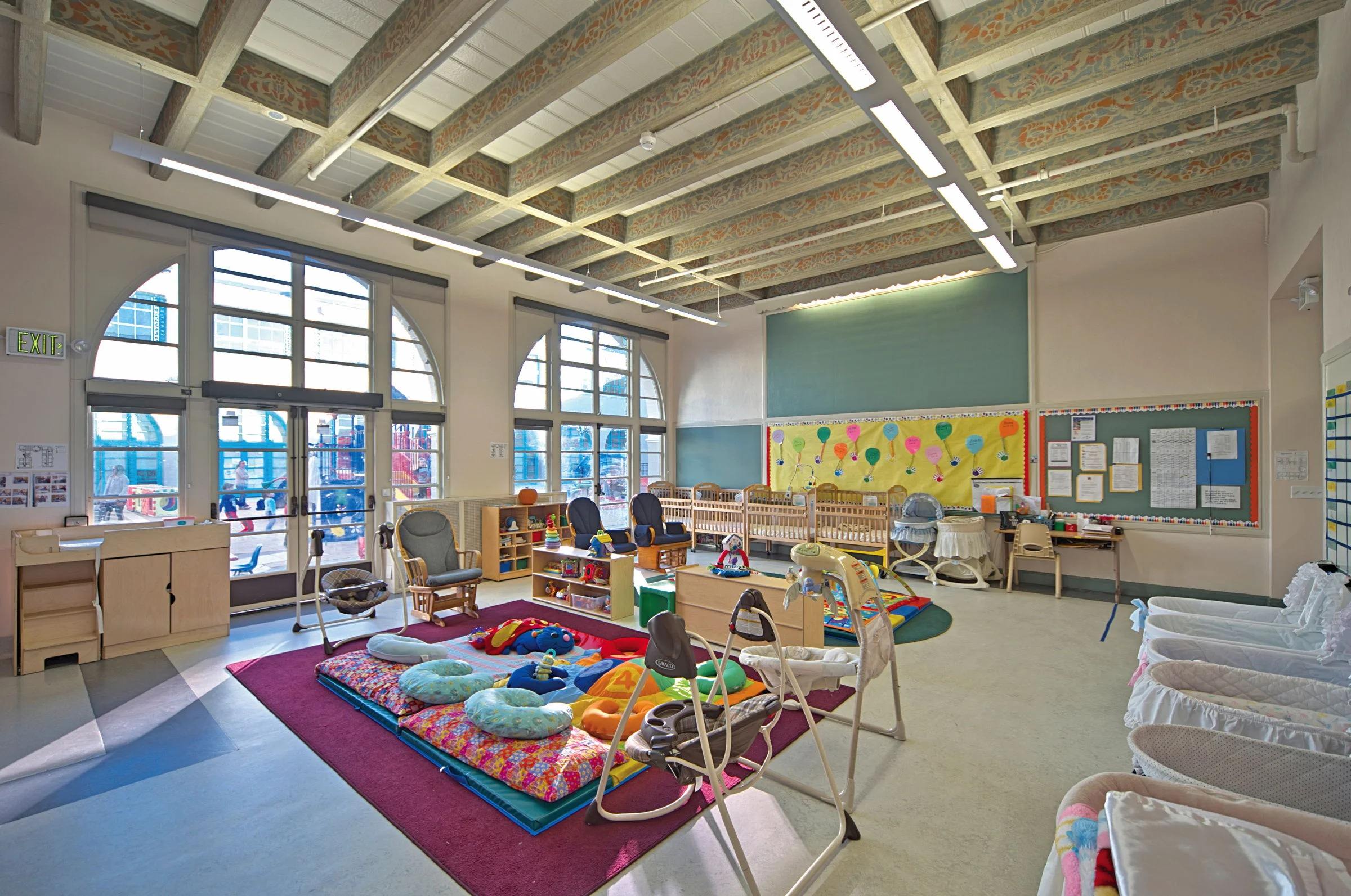 Infant-toddler care room