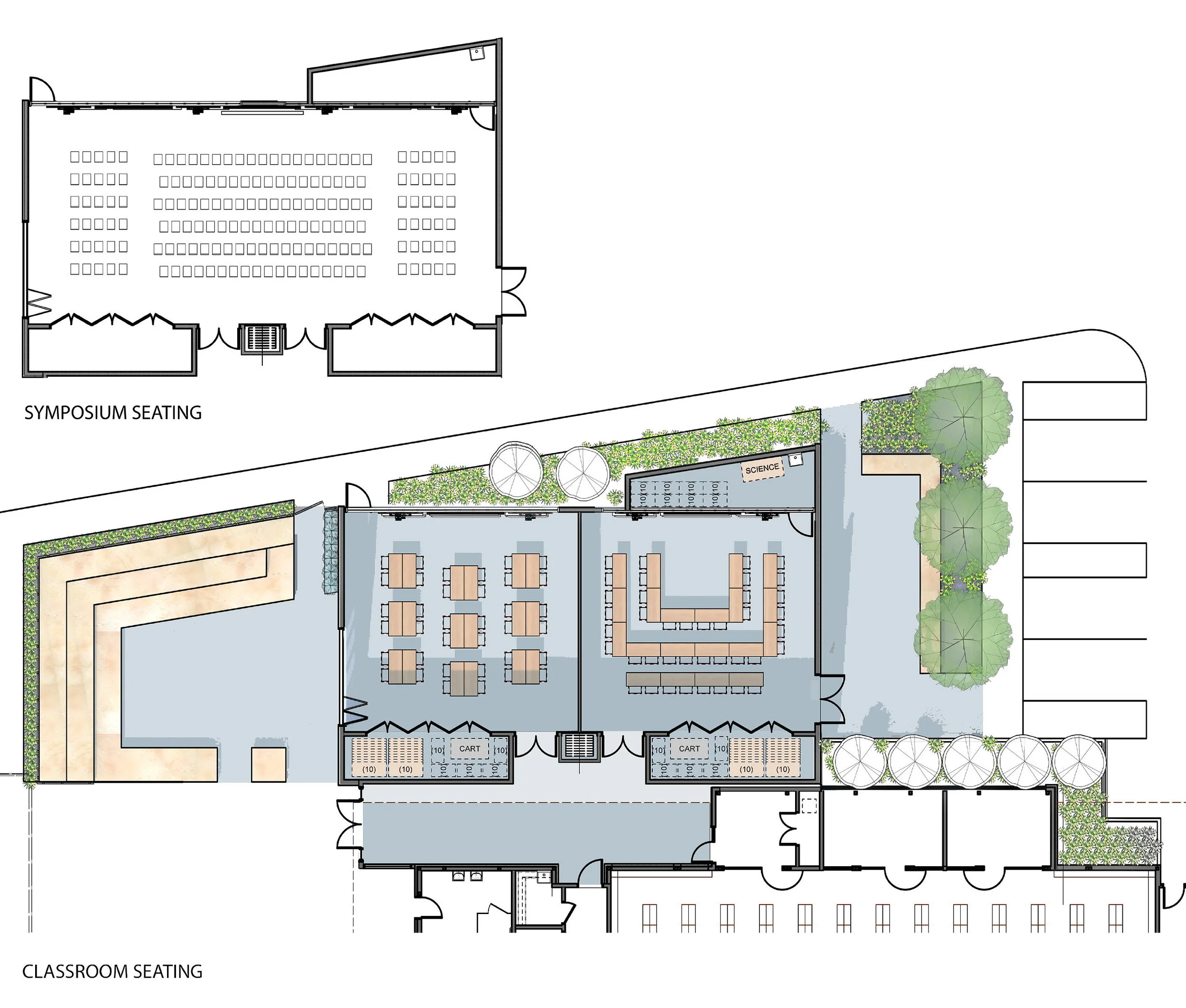Plan of Global Learning Center