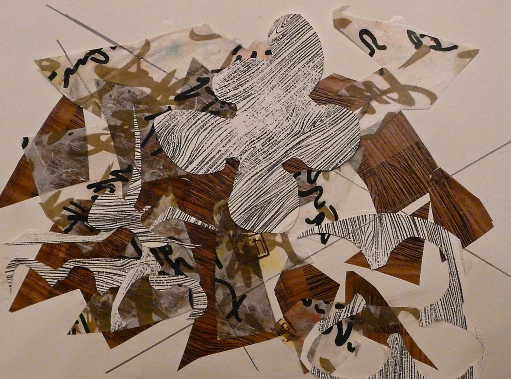 Jazz Fall 2011 Cut paper, pencil & stencils on paper 14" x 11"