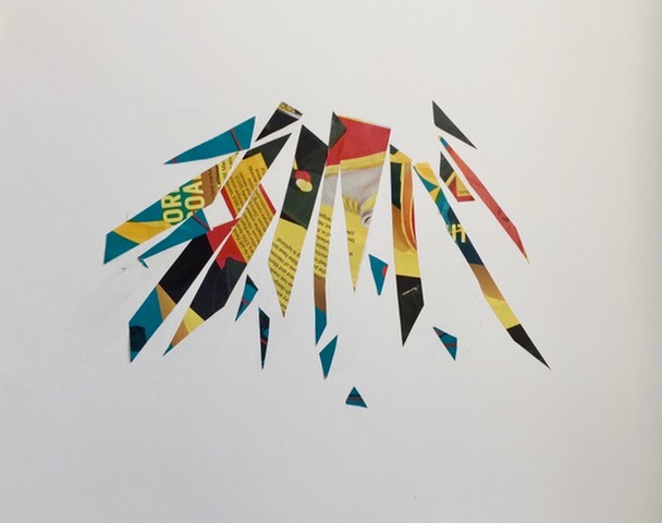 Cut Up 1 Spring 2017 Cut up images 11" x 14"