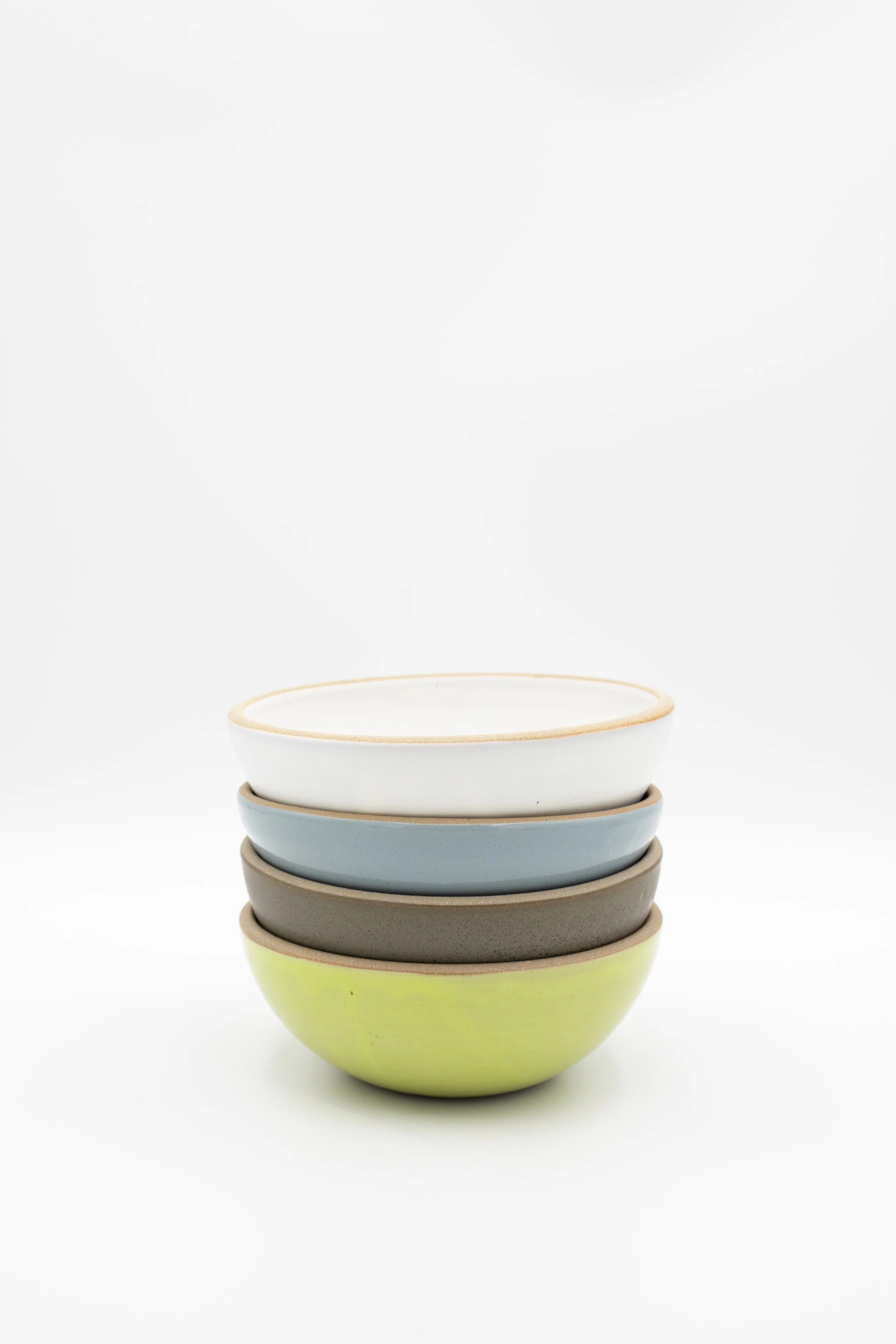 Set of 4 Stoneware Entree Bowls - All Colors