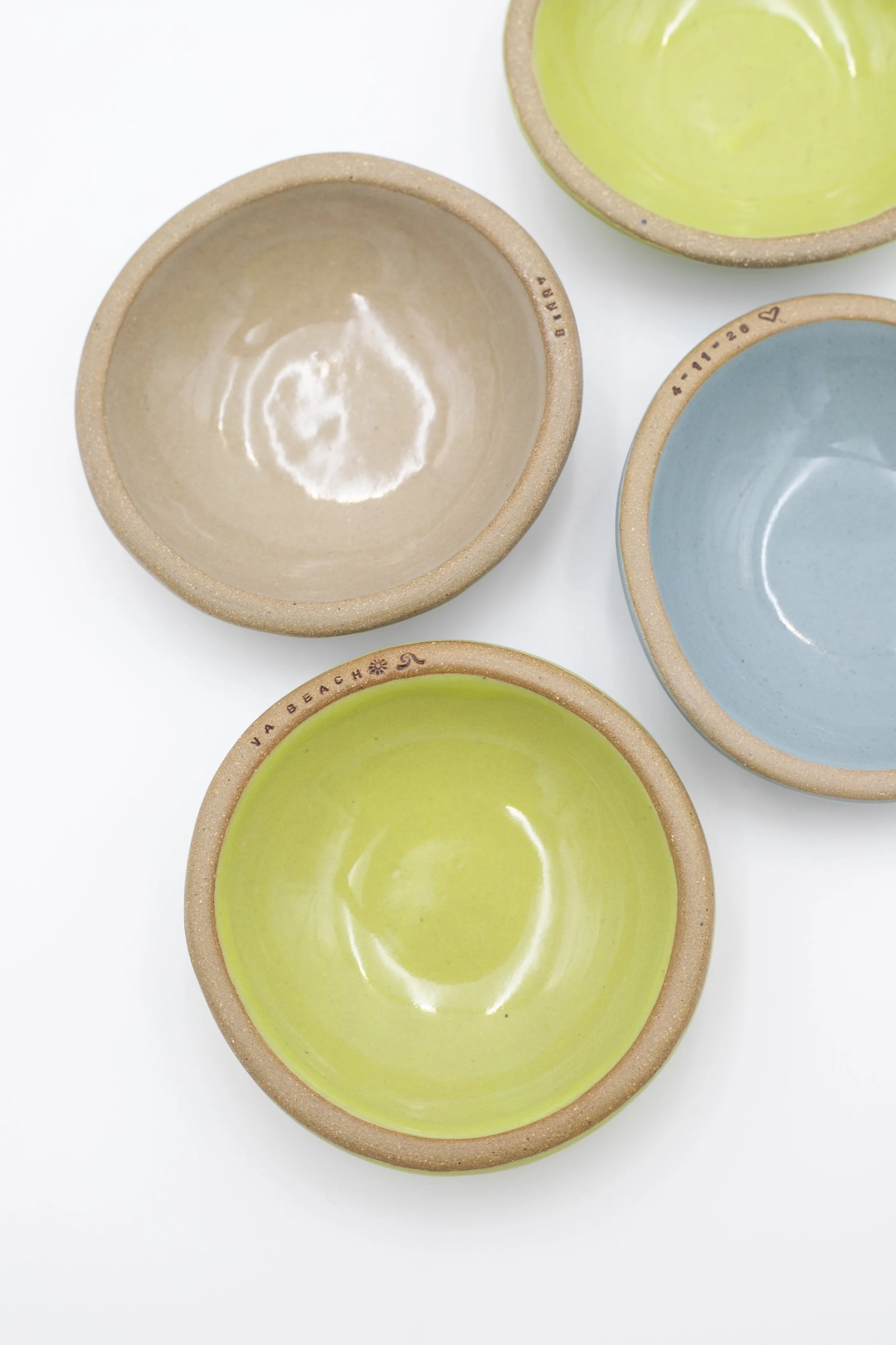Custom Stamped Ceramic Dish - All Colors