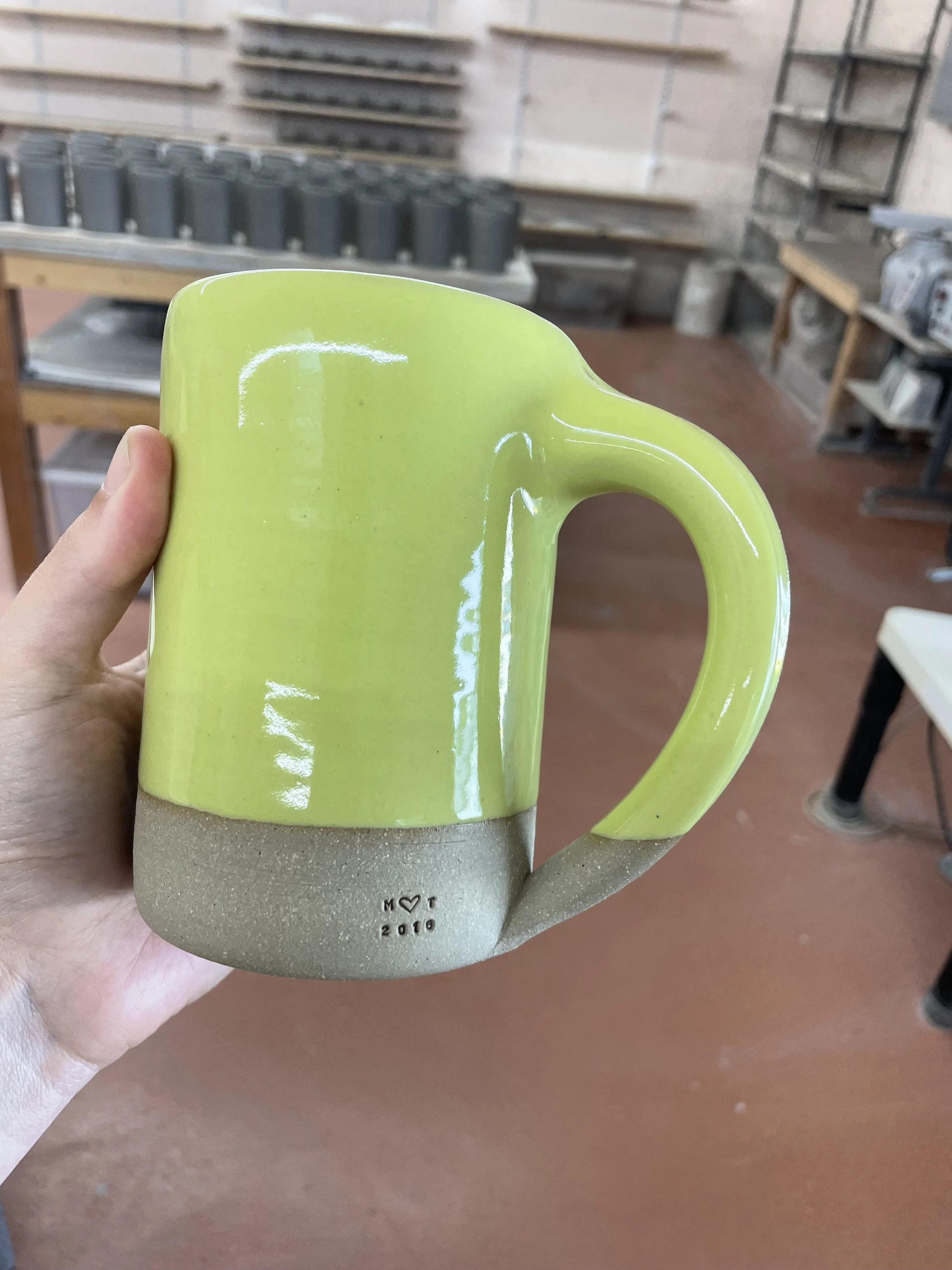 Custom Stamped Ceramic Mugs - All Colors