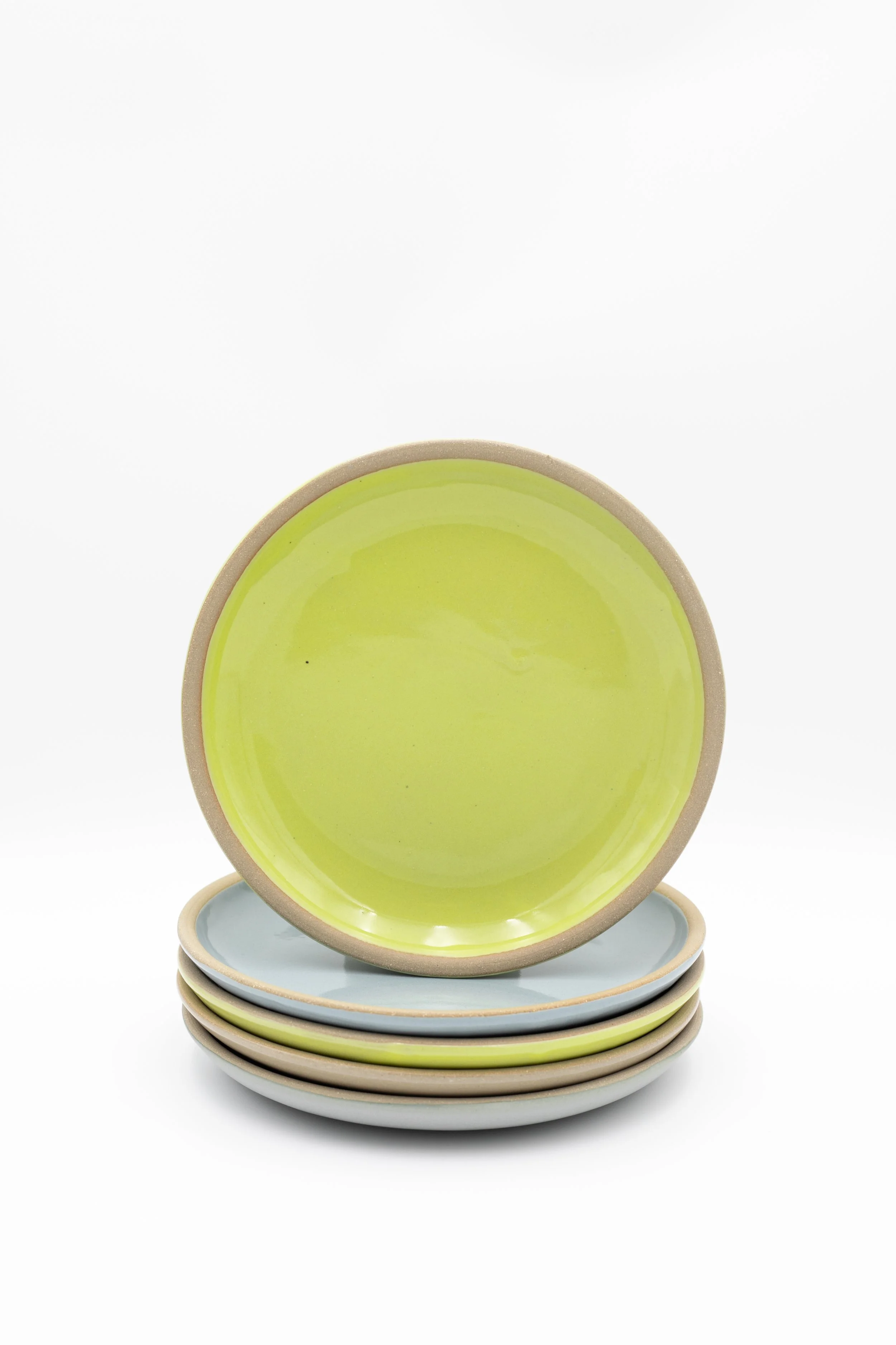 Set of 4 Handmade Side Plates - All Colors