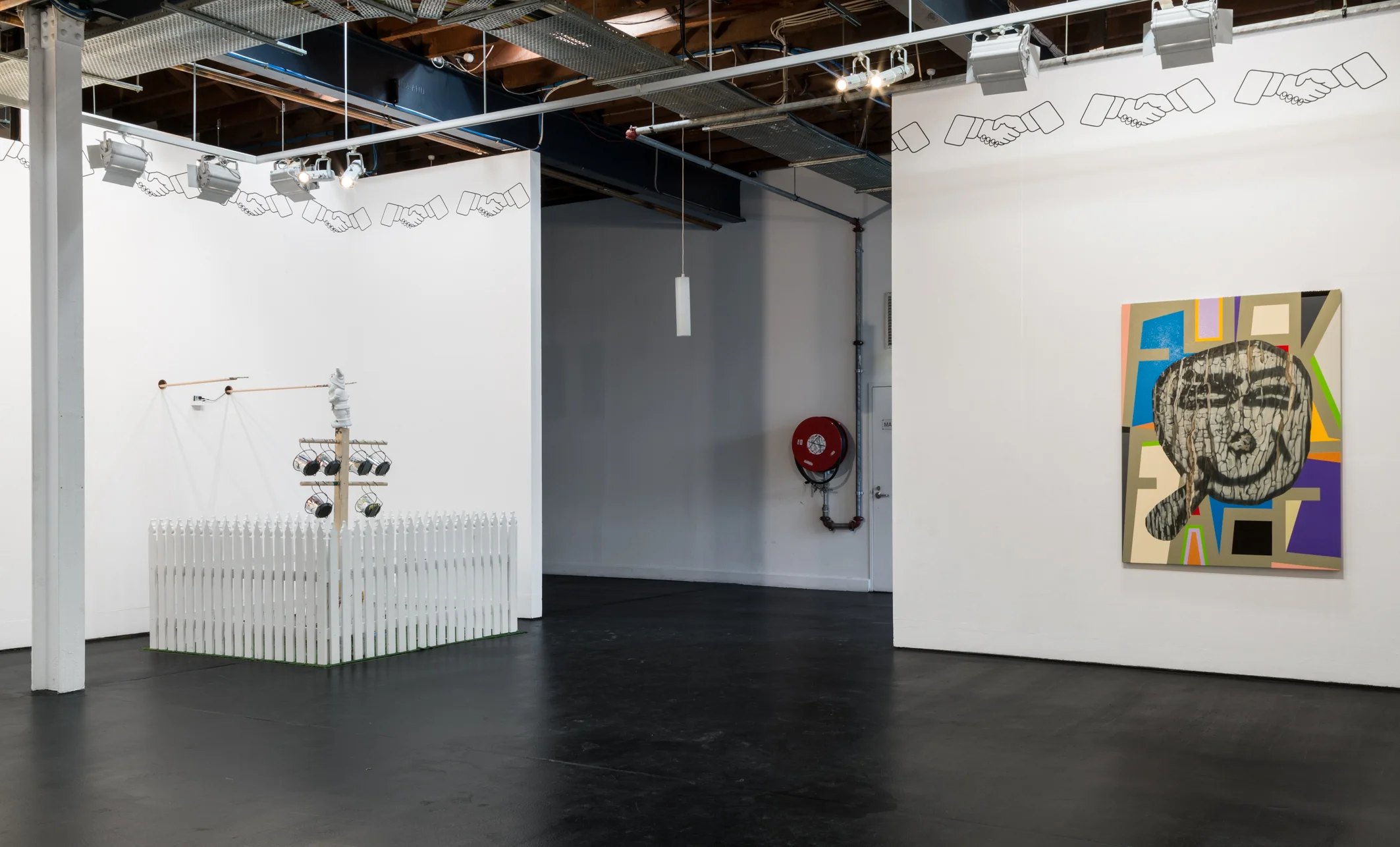 Gnome Painting with Soren Dahlgaard 2015-16 and Fuckface with Jon Campbell 2015-16. Image courtsey of Christo Crocker