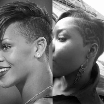 That time my freshman year in college when I got a RiRi inspired haircut, and you couldn't tell me I wasn't the stuff.