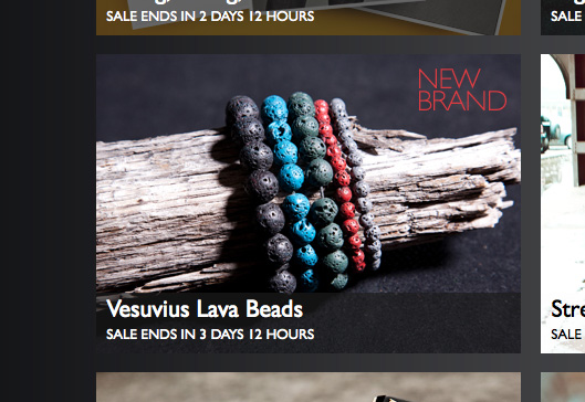 Vesuvius Lava Beads